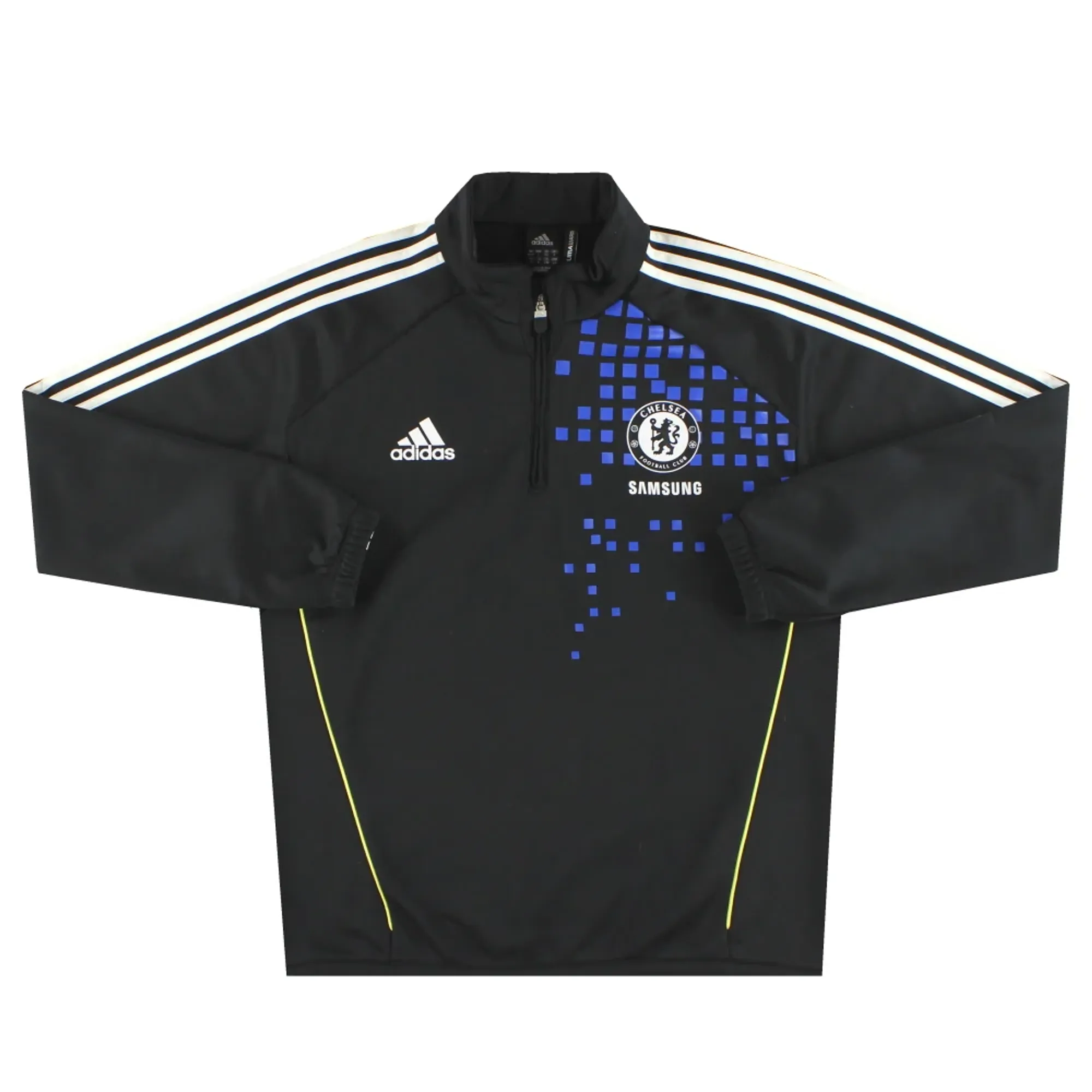 2011-12 Chelsea adidas Climawarm 1/4 Zip Top L - Chelsea / Excellent 
