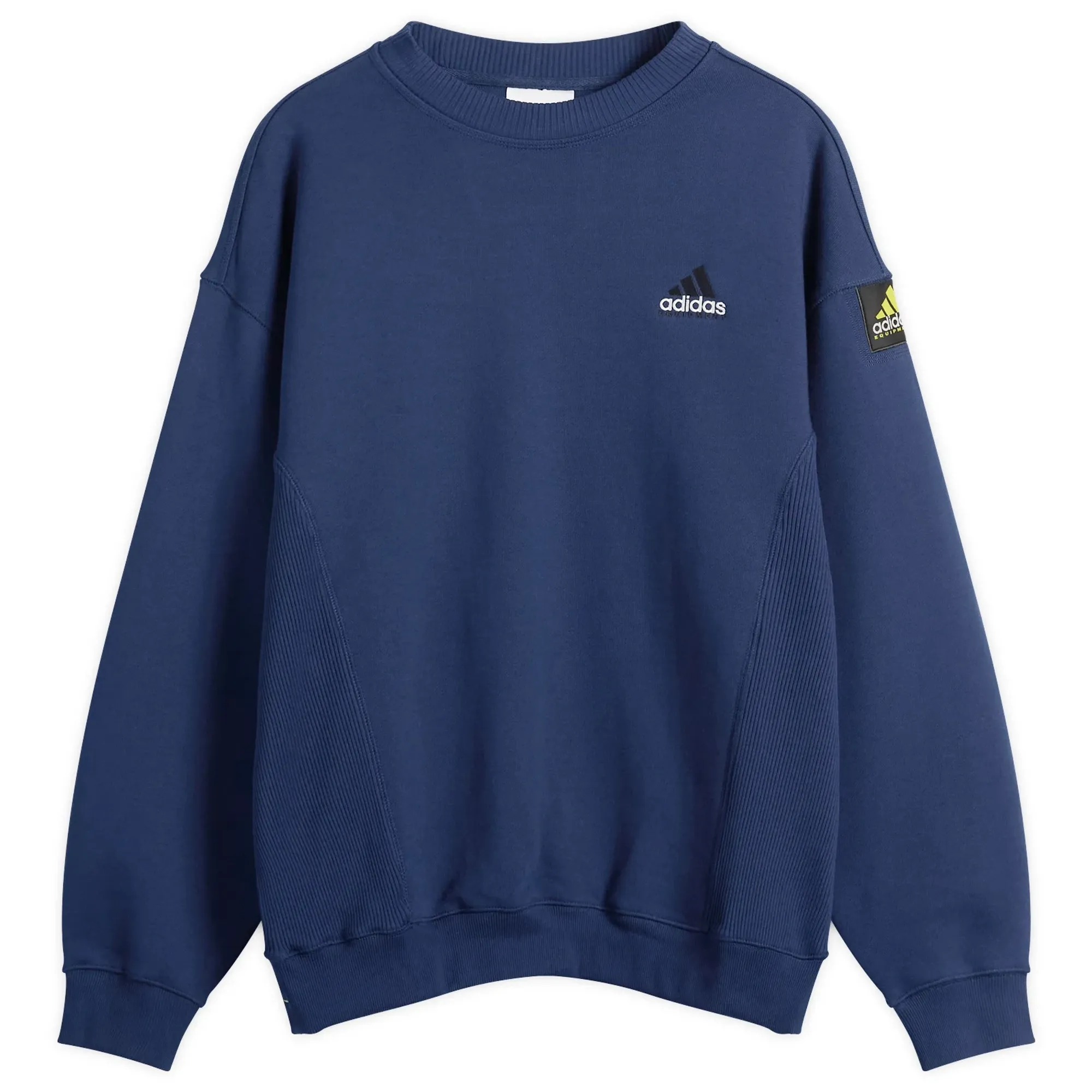 adidas Originals EQT Ribbed Sweatshirt, Blue