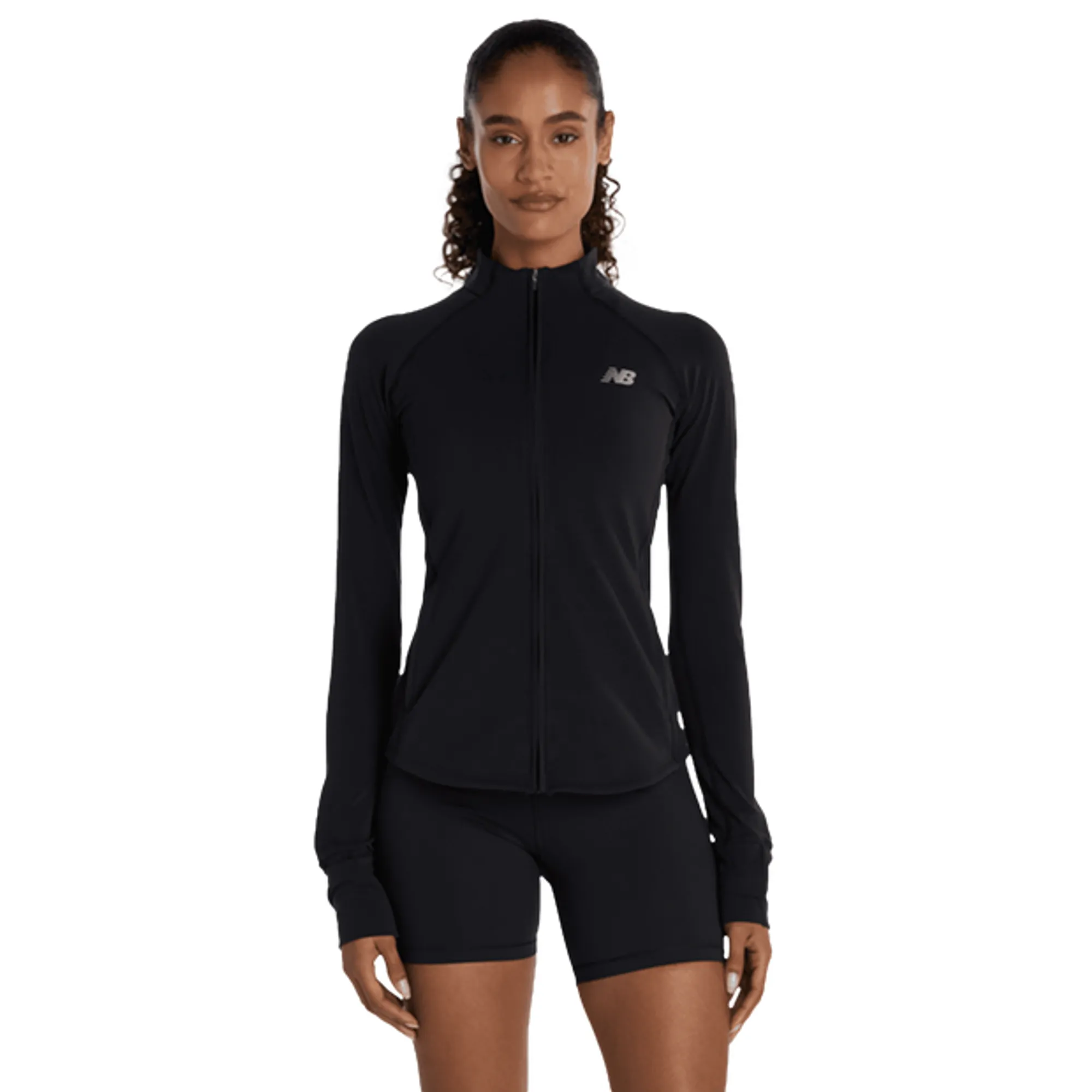 New Balance Harmony Full Zip Women Hoodies - Black