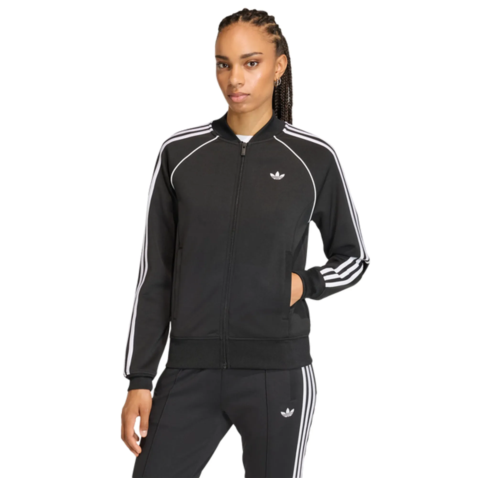 Adidas Classic Women Track Tops - Black