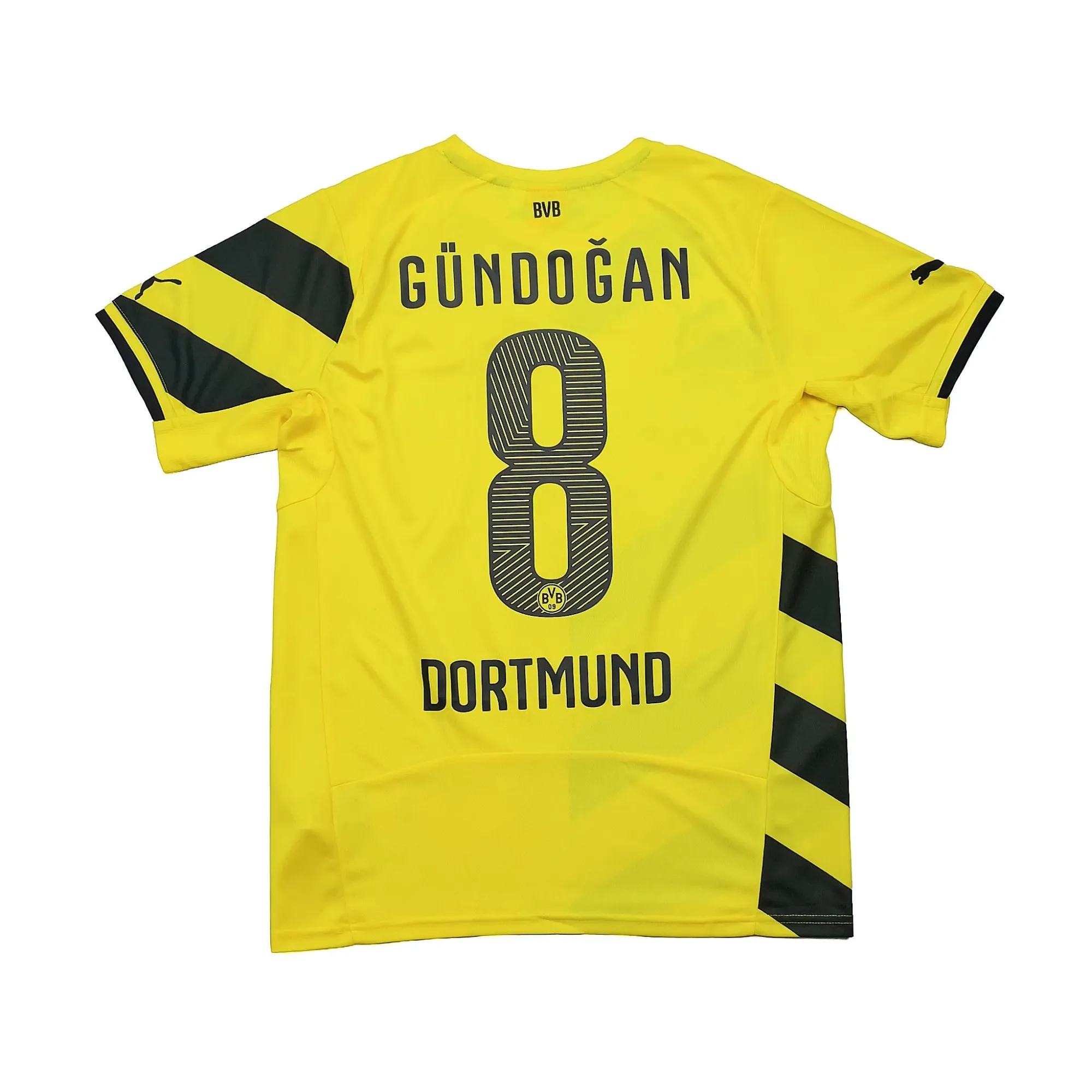2014/15 Dortmund Gundogan #8 Home Shirt (M) Puma