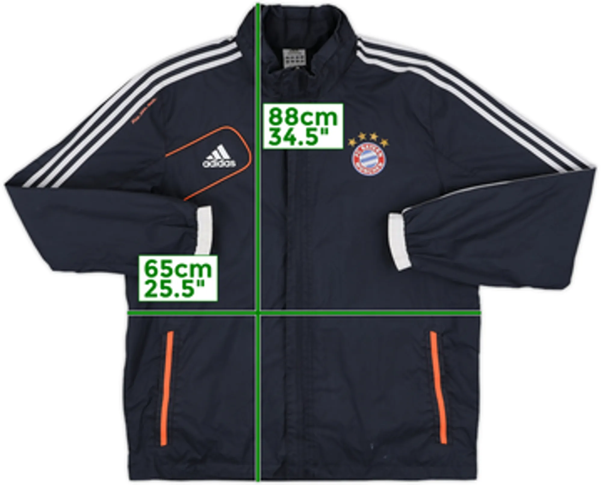2012-13 Bayern Munich adidas Hooded Rain Jacket - 8/10 - (XXL)
