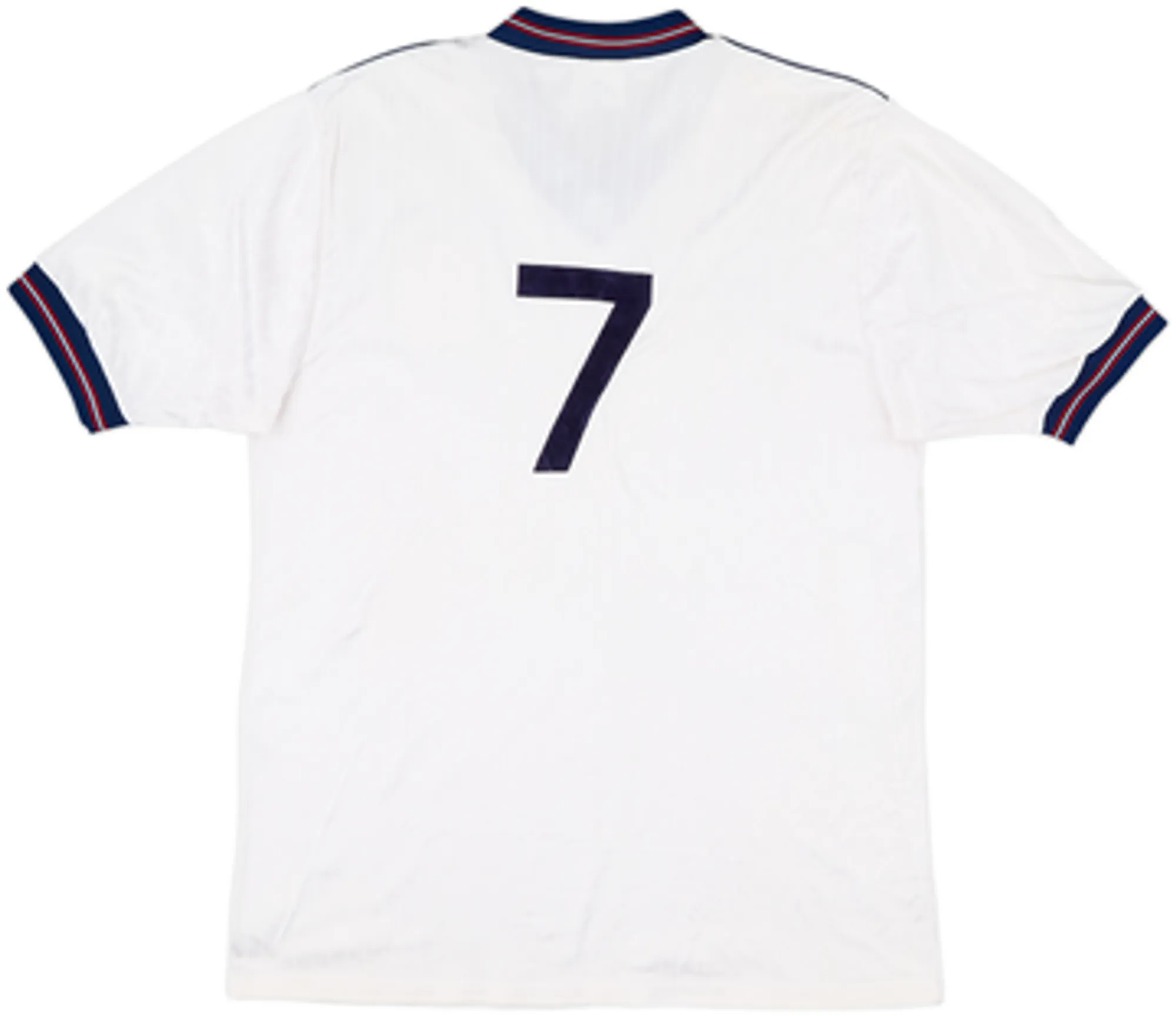 1986 England Home Shirt #7 - 7/10 - (L)