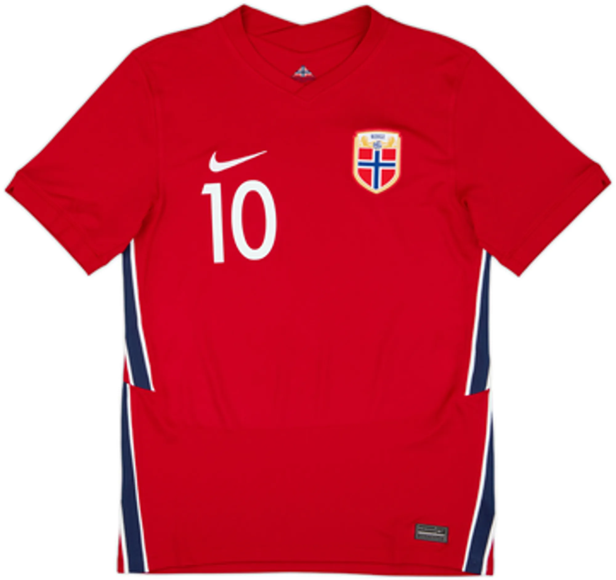2020-22 Norway Home Shirt Odegaard #10 - 8/10 - (S)