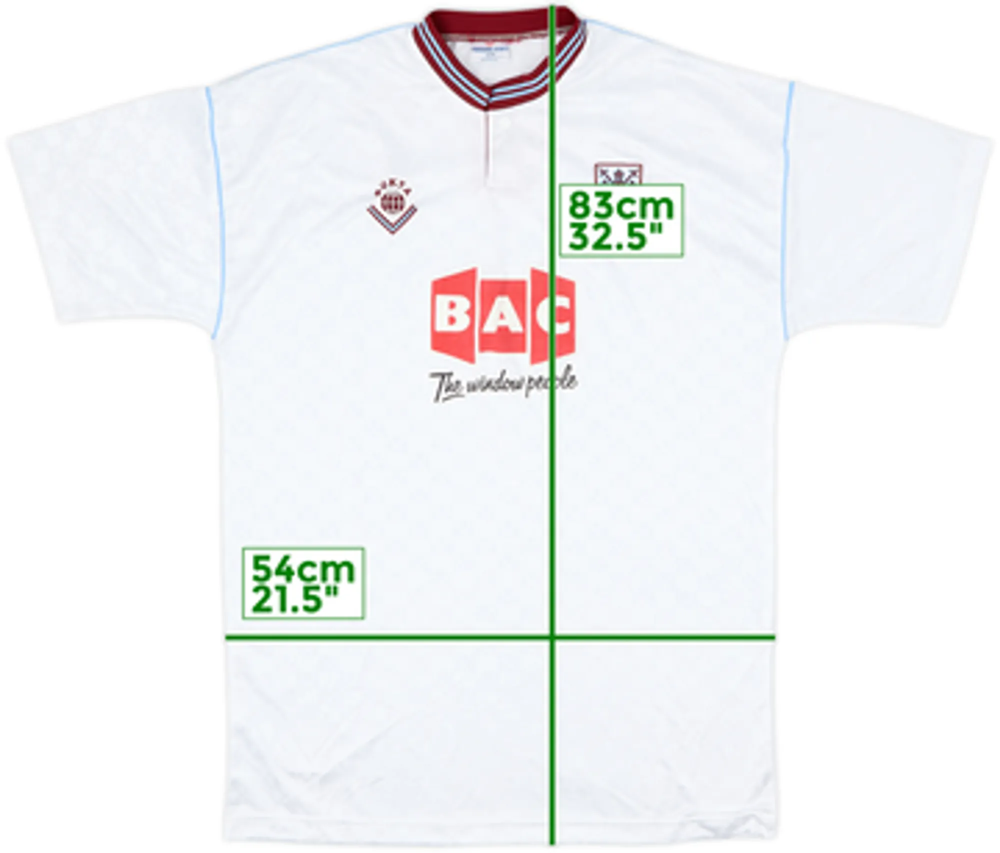 1989-90 West Ham Away Shirt - 10/10 - (L/XL)