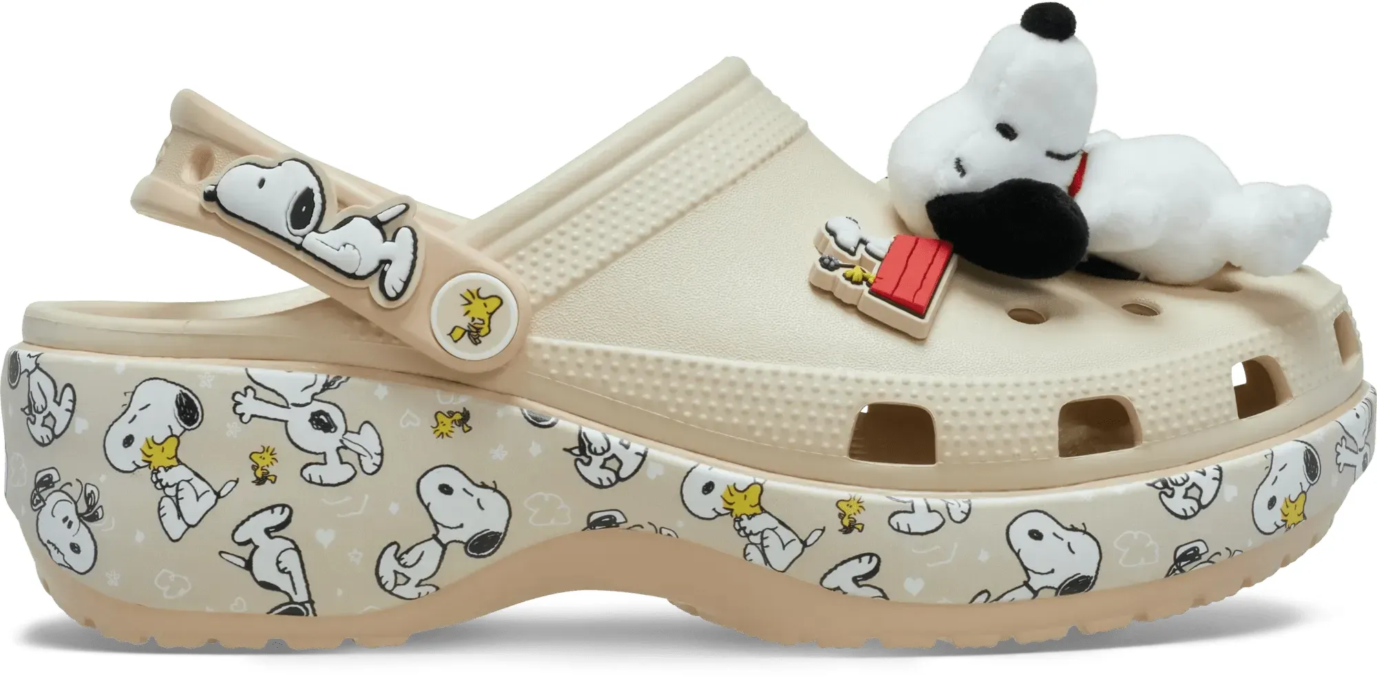 Crocs | Women | Peanuts Classic Platform | Clogs | Multi | 2