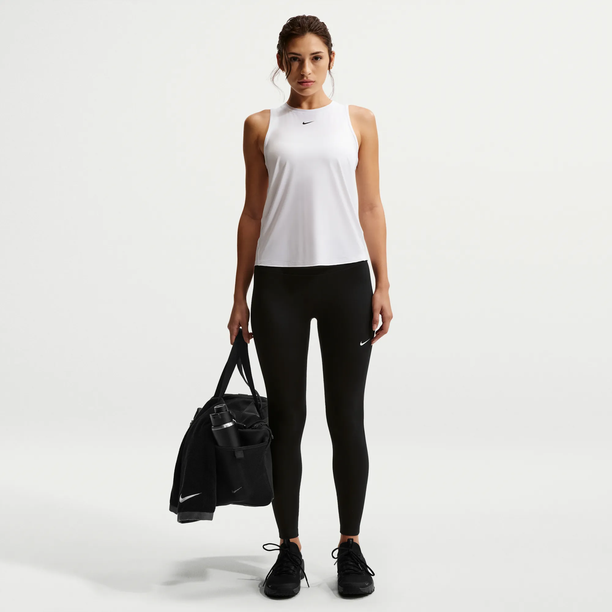 Nike One Women's High-Waisted 7/8 Leggings - Black