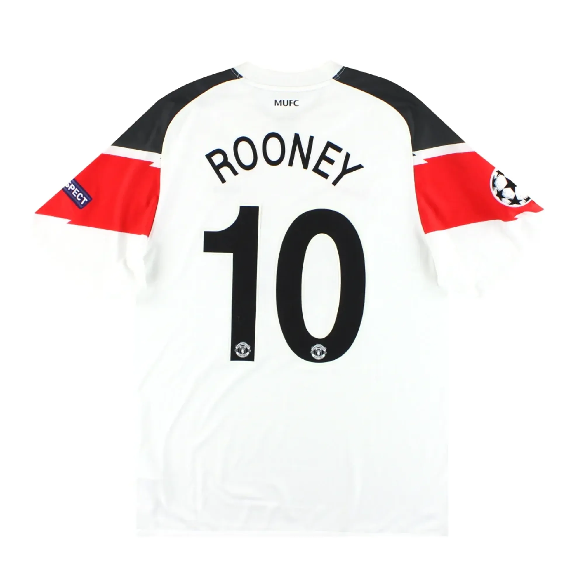 2010-12 Manchester United Nike CL Away Shirt Rooney #10 *Mint* L - Manchester United / Mint 
