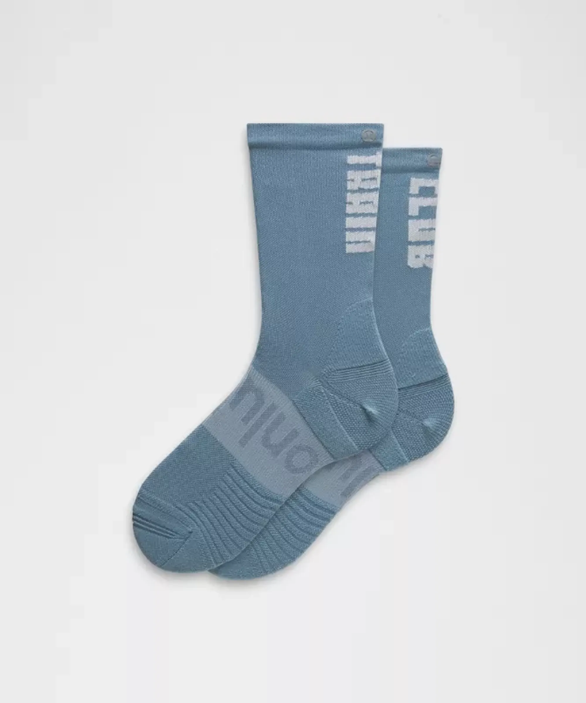 lululemon – Power Stride Crew Socks Train Club – Color Blue/White – Size Large