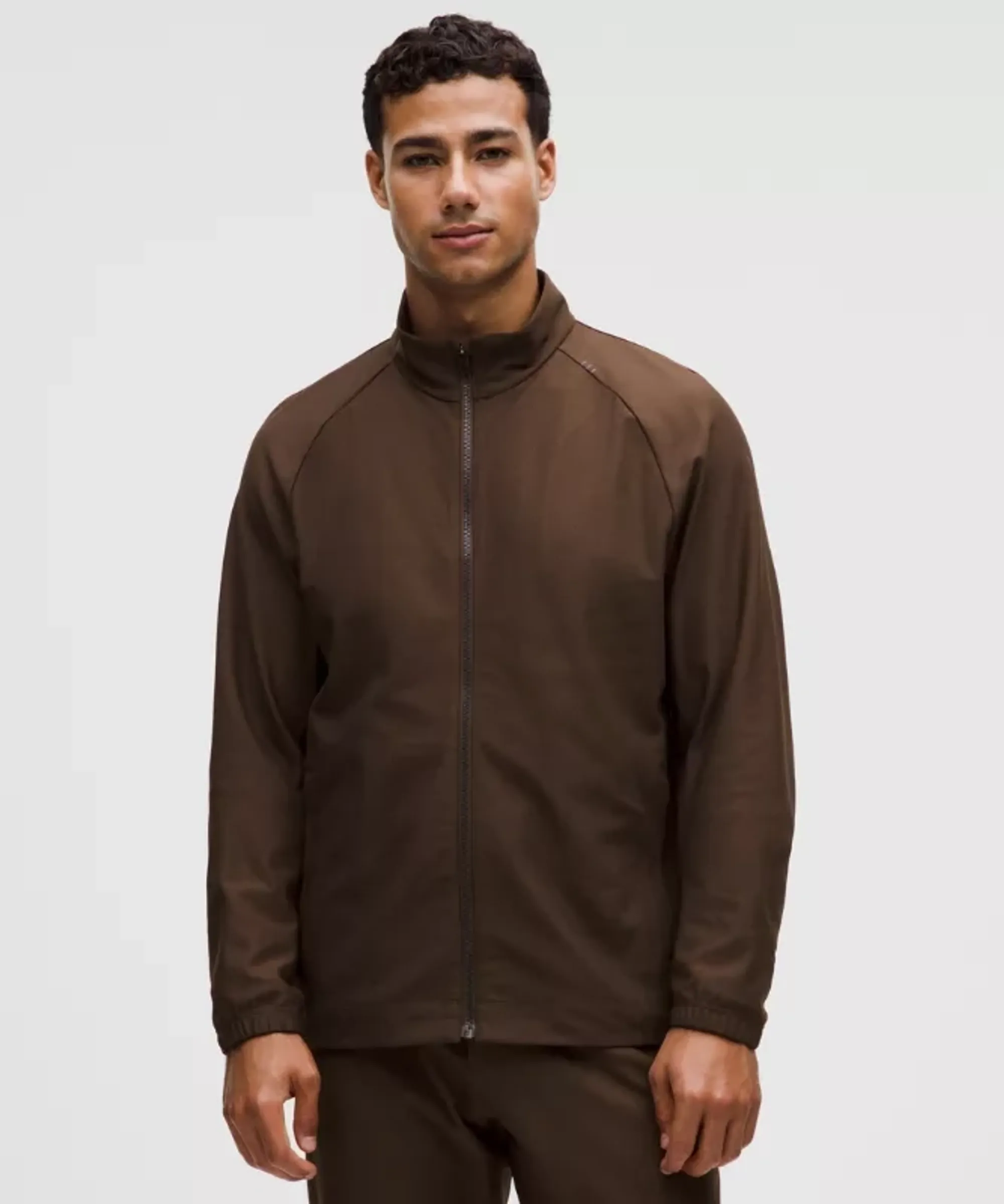 lululemon – Men's Knit Warm-Up Jacket – Color Brown – Size Large