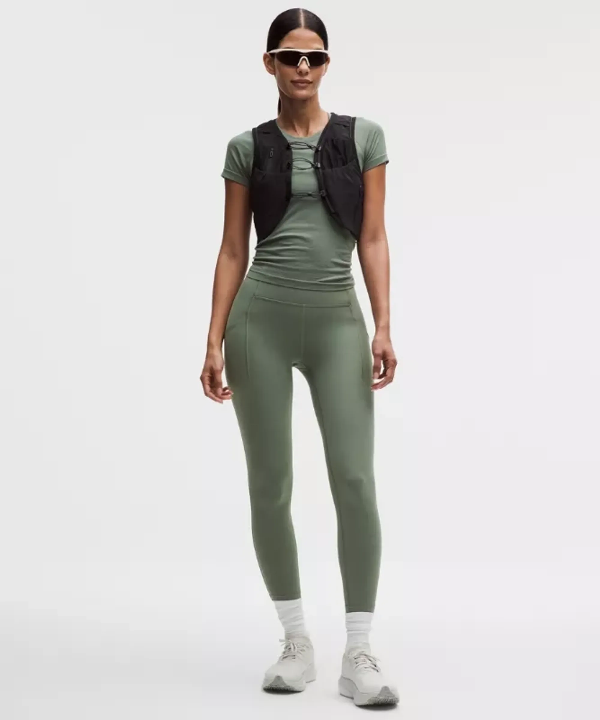 lululemon – Women's Swift Speed High-Rise Tight Leggings – 25" – Color Green/Pastel – Size 0