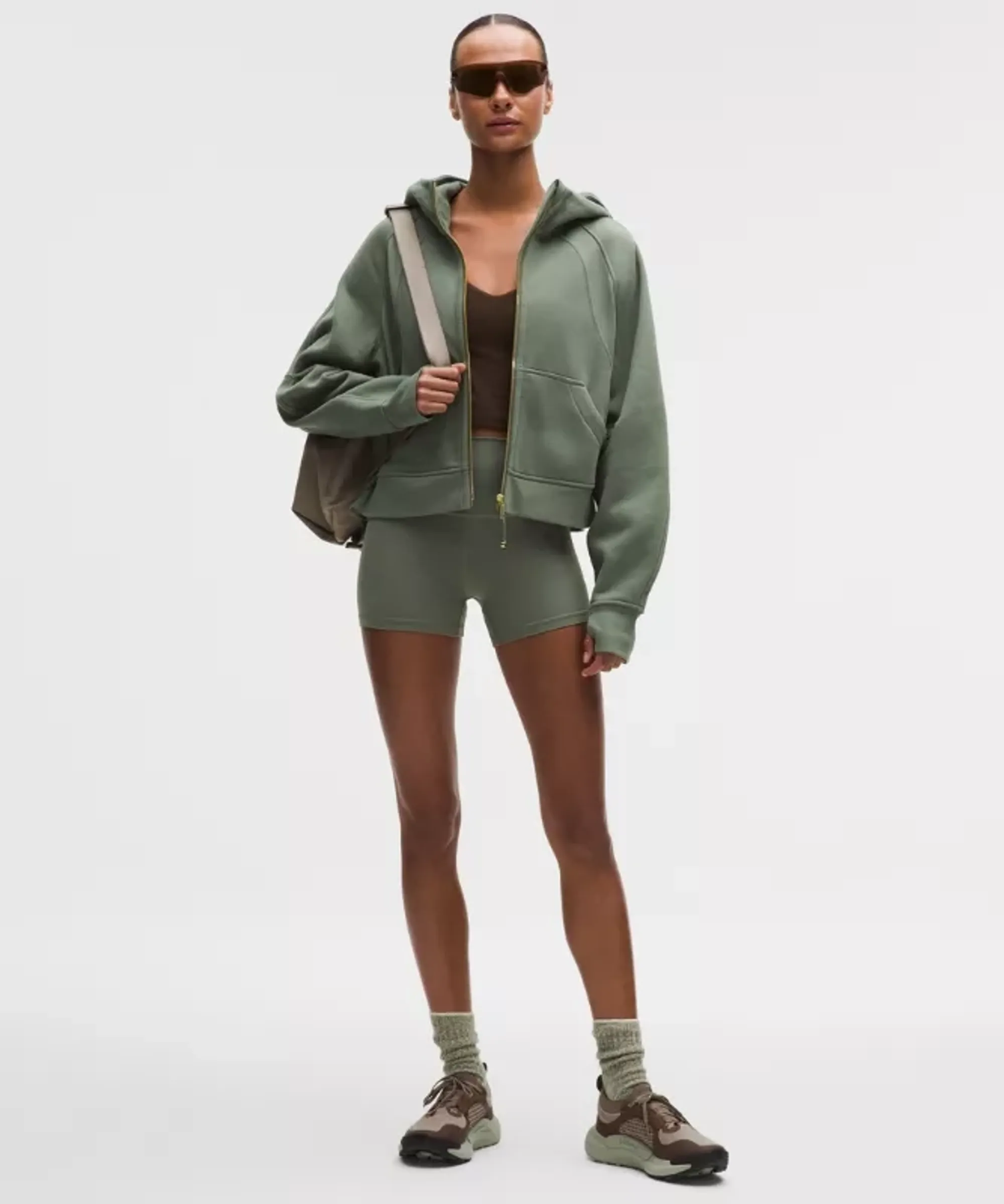 lululemon – Women's Scuba Oversized Full-Zip Hoodie – Color Gold
