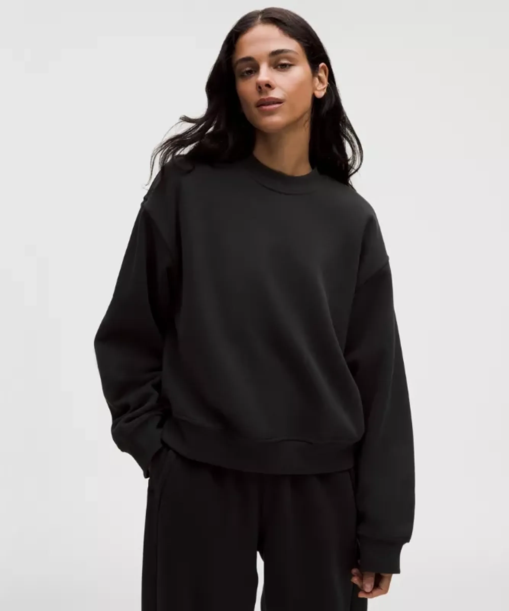 lululemon – Women's Steady State Crew Sweatshirt – Color Black – Size Large