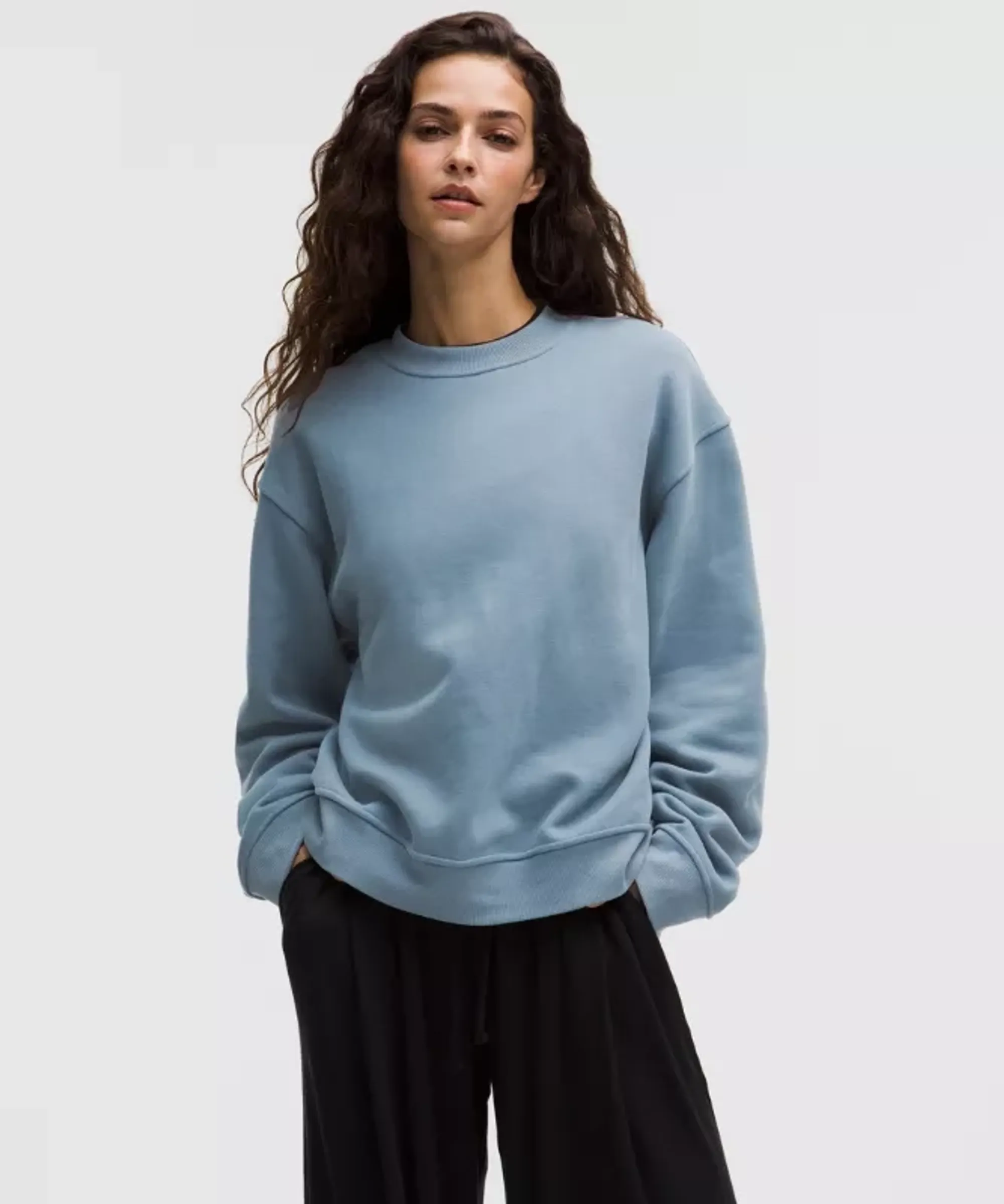 lululemon – Women's Steady State Crew Sweatshirt – Color Blue – Size Large