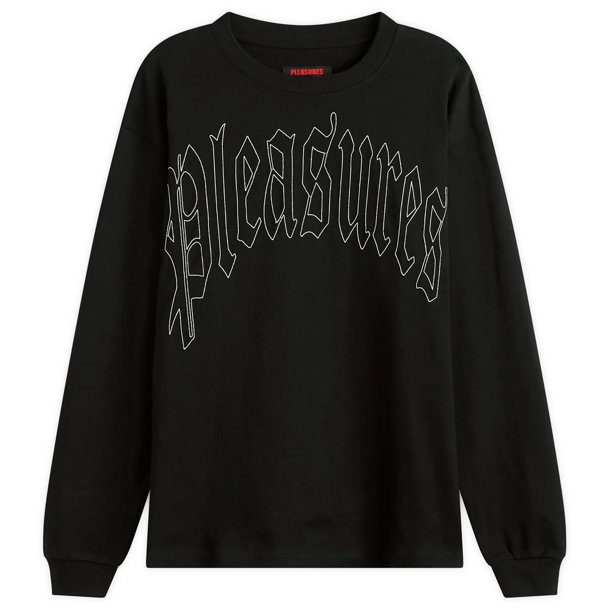 Pleasures Men's Twitch Long Sleeve T-Shirt Black