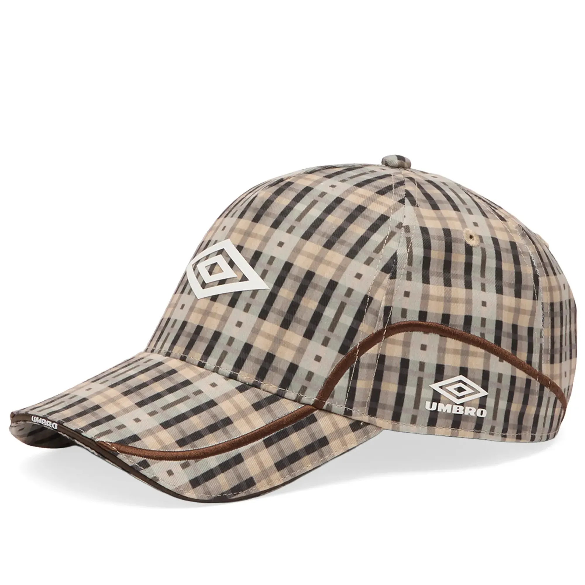 Umbro Men's Checked Cap Beige Check