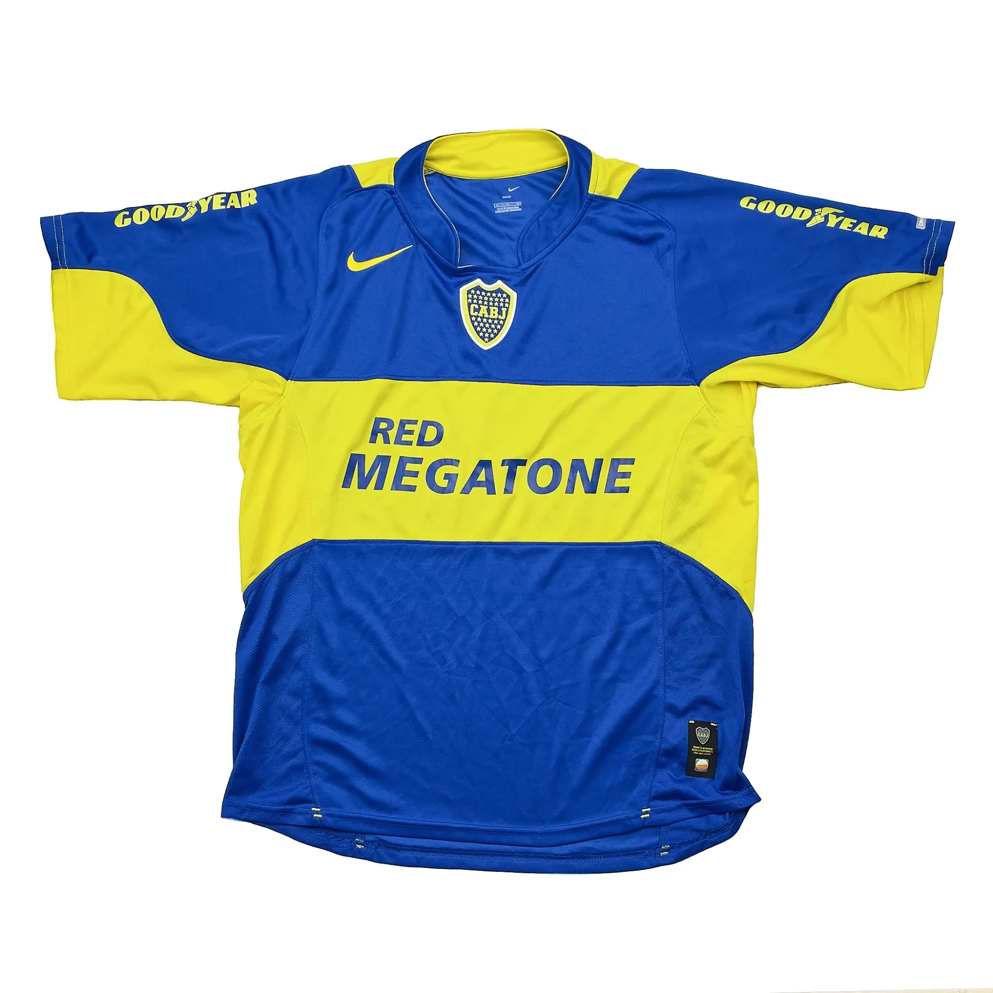 2005 Boca Juniors Home Shirt (M) Nike | Cult Kits