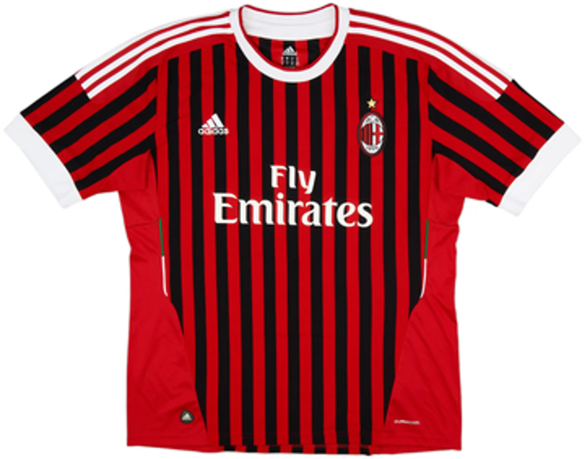 2011-12 AC Milan Home Shirt Ibrahimovic #11 - 8/10 - (XL)
