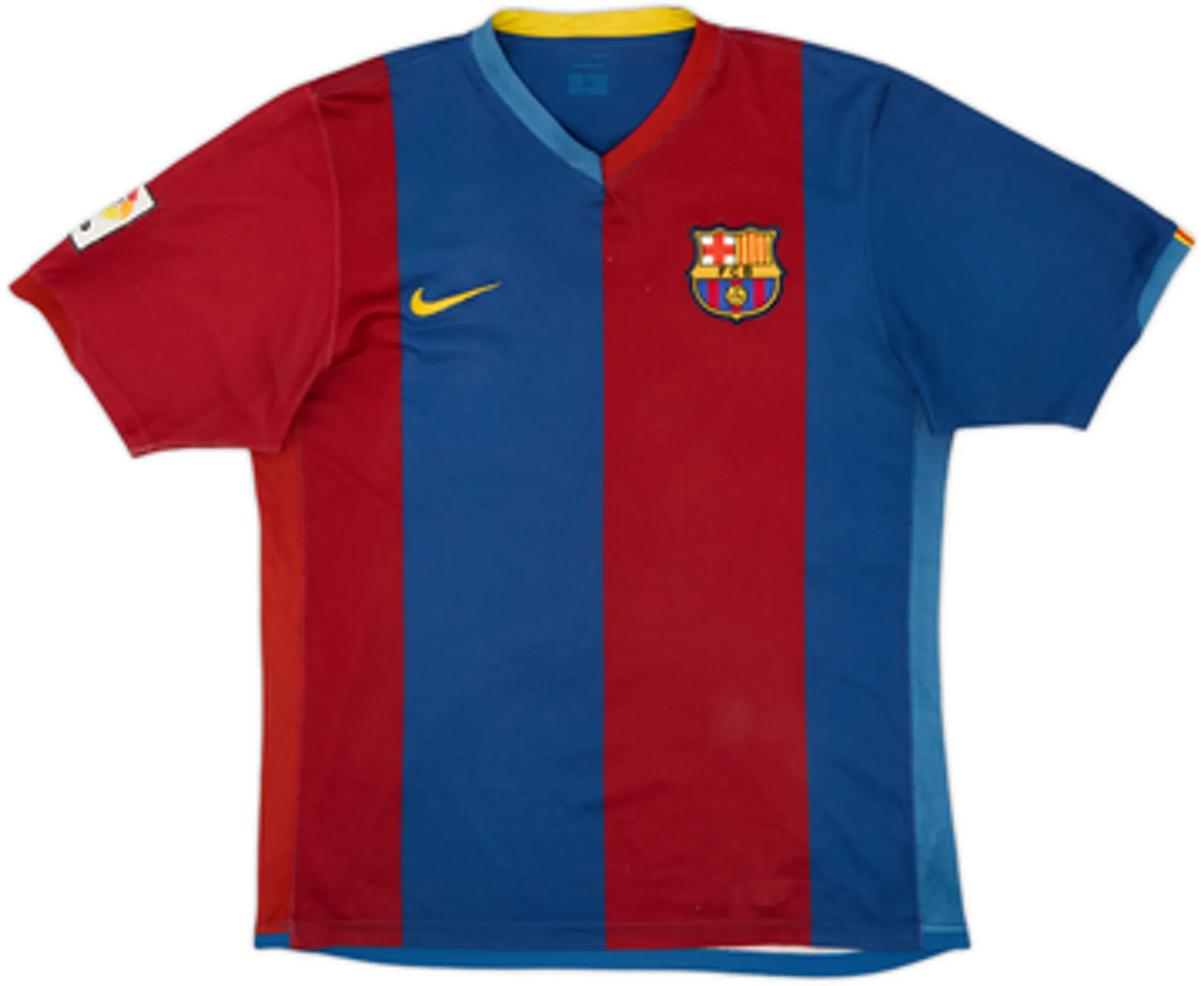 2006-07 Barcelona Home Shirt Messi #19 - 7/10 - (L)