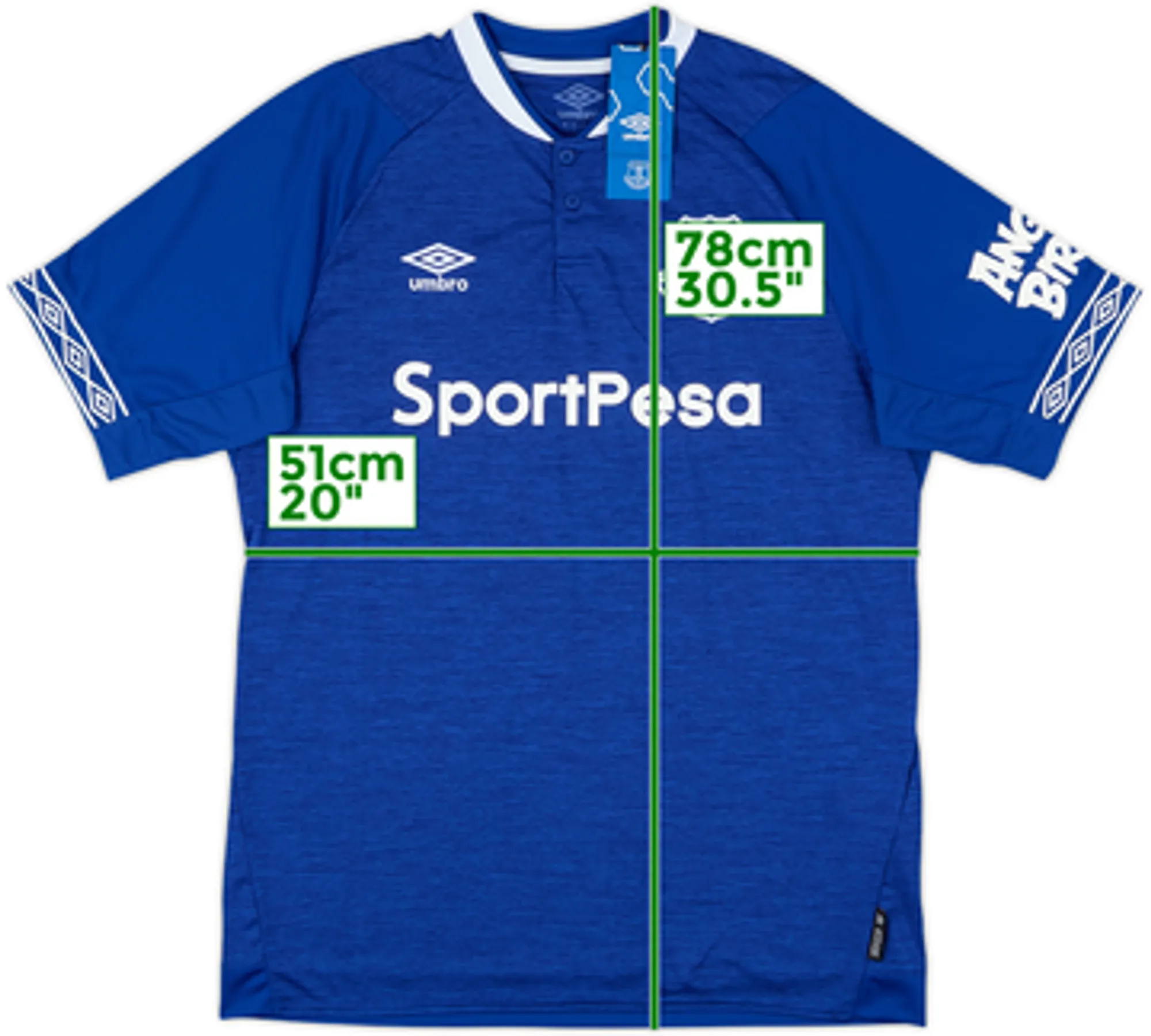 2018-19 Everton Home Shirt (L)