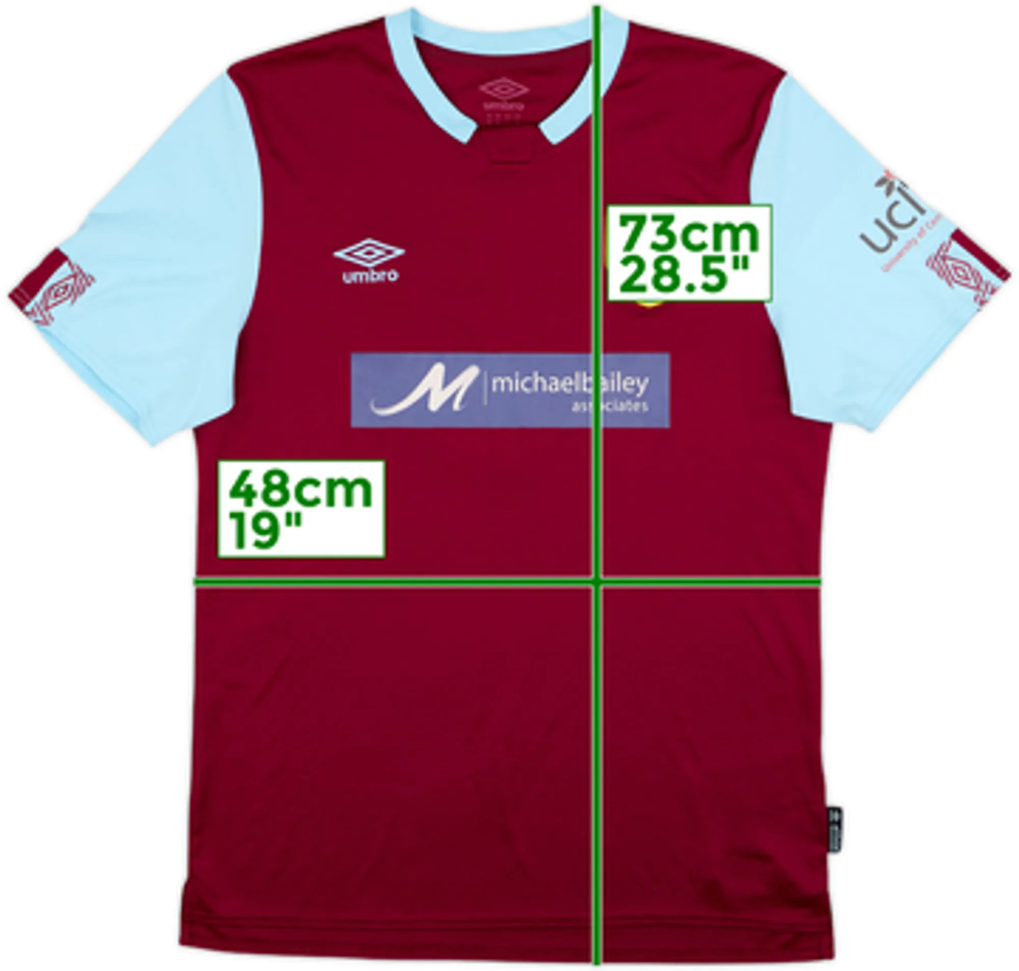 2019-20 Burnley Home Shirt #3 - 8/10 - (M)