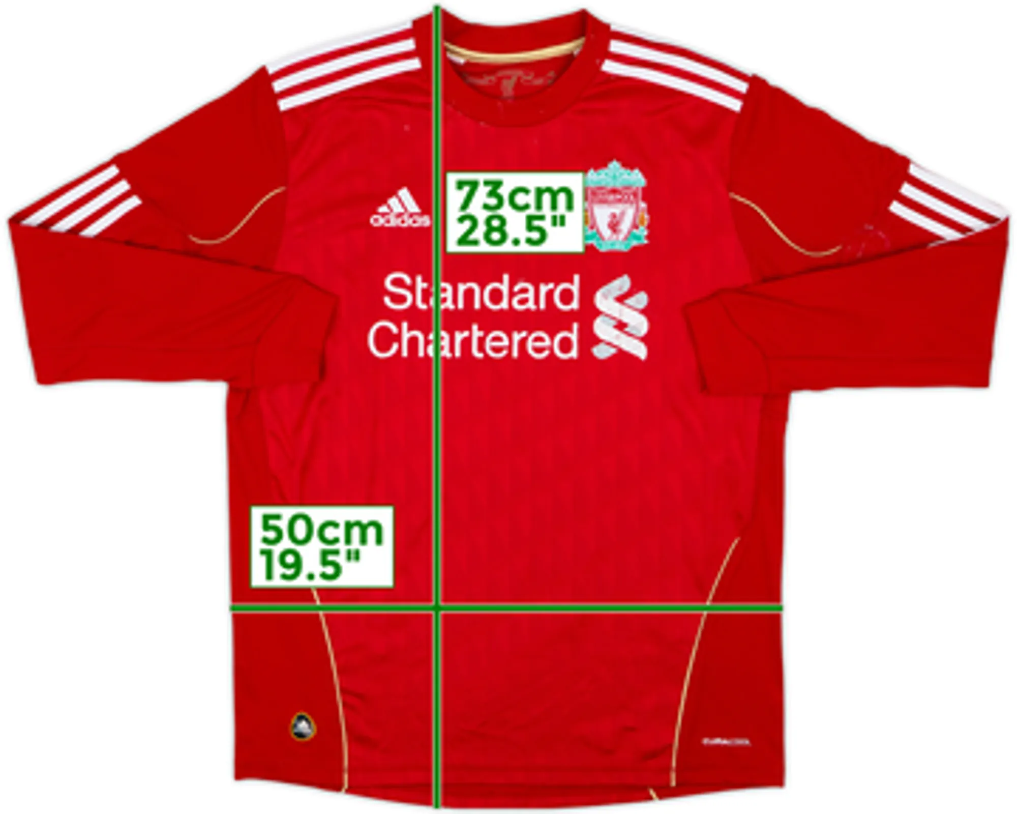 2010-12 Liverpool Home L/S Shirt - 5/10 - (XL)