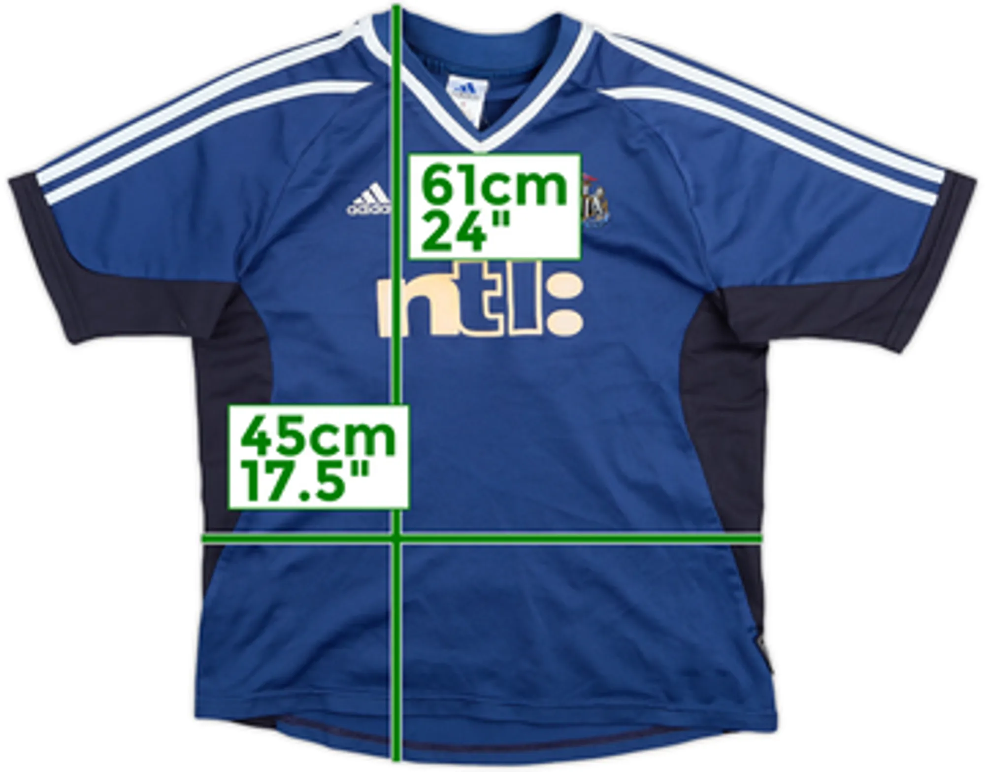 2001-02 Newcastle Away Shirt - 8/10 - (Y)