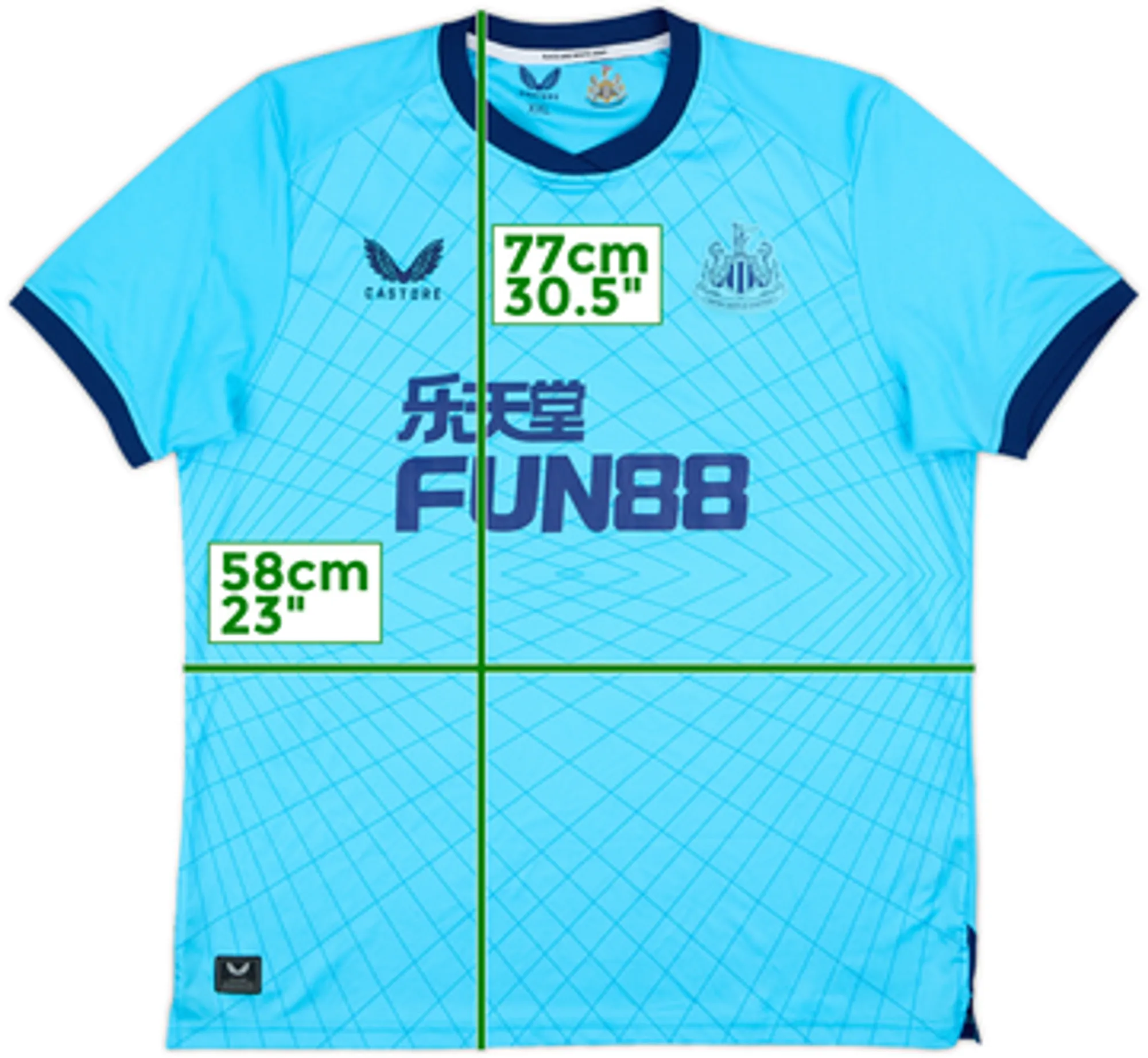 2021-22 Newcastle Third Shirt - 10/10 - (XXL)