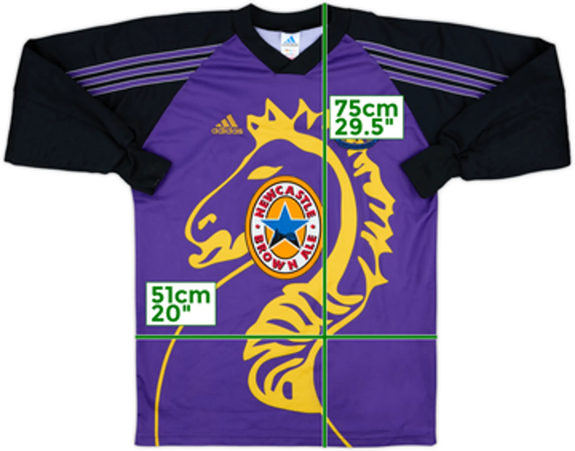 1998-99 Newcastle GK Shirt - 9/10 - (S)