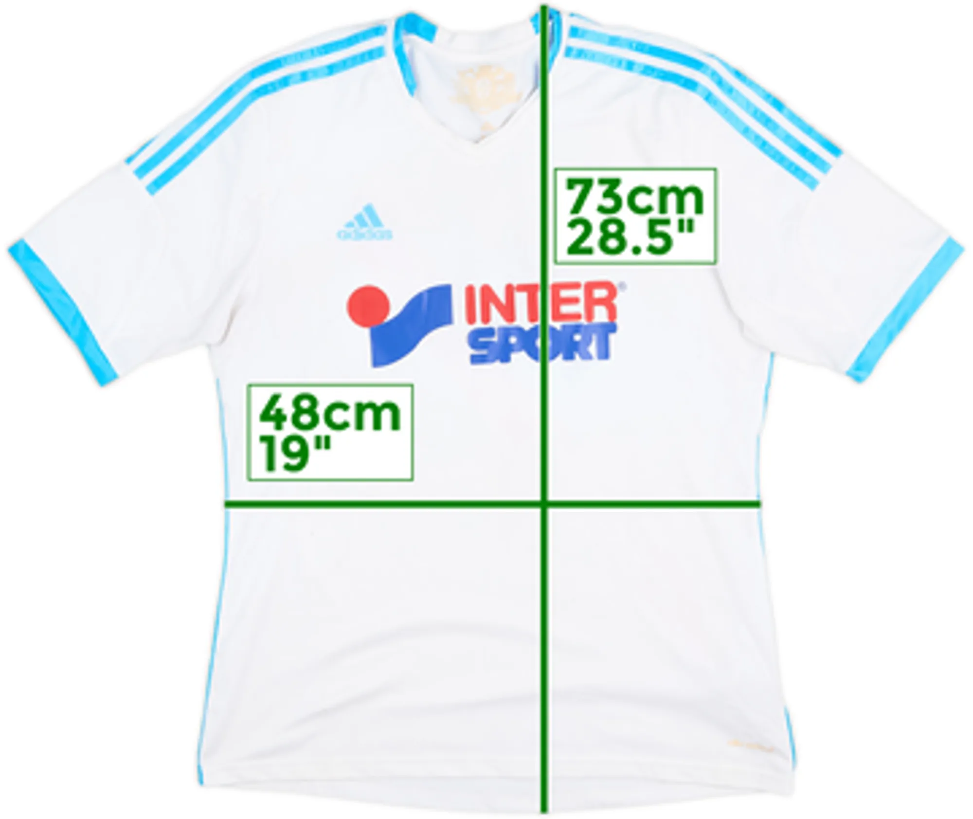 2013-14 Olympique Marseille Home Shirt - 5/10 - (M)