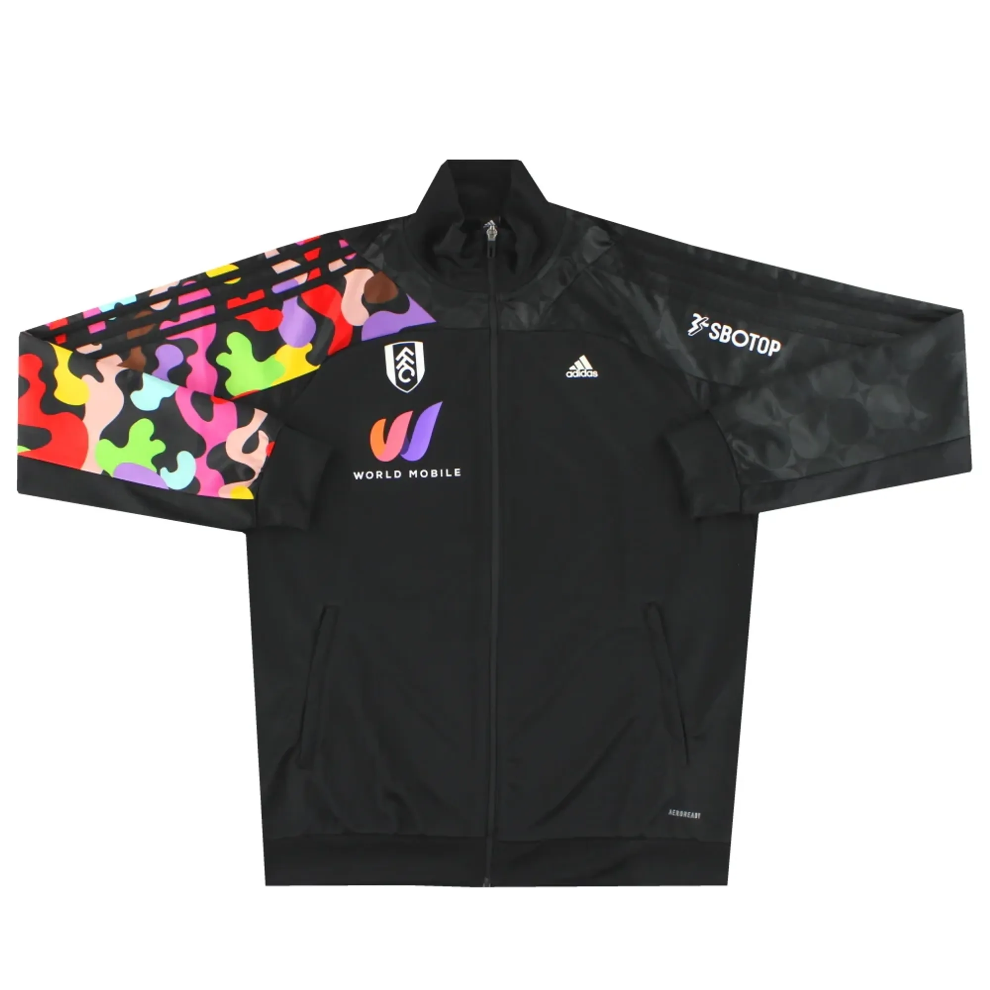 2020-21 Fulham adidas Love Unites Track Jacket *As New* L - Fulham / As New 