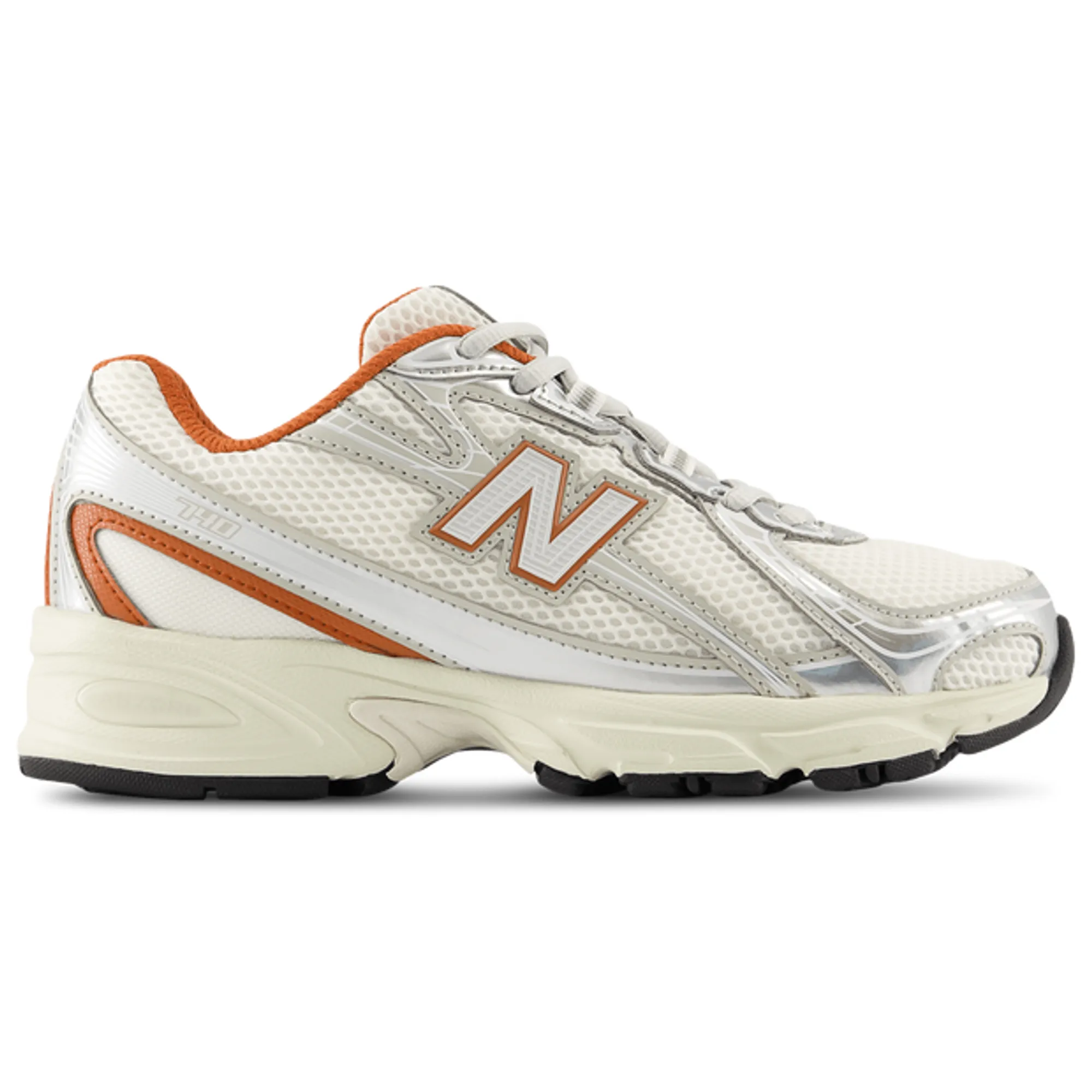 New Balance Kids 740 Lace in Grey/Red Synthetic