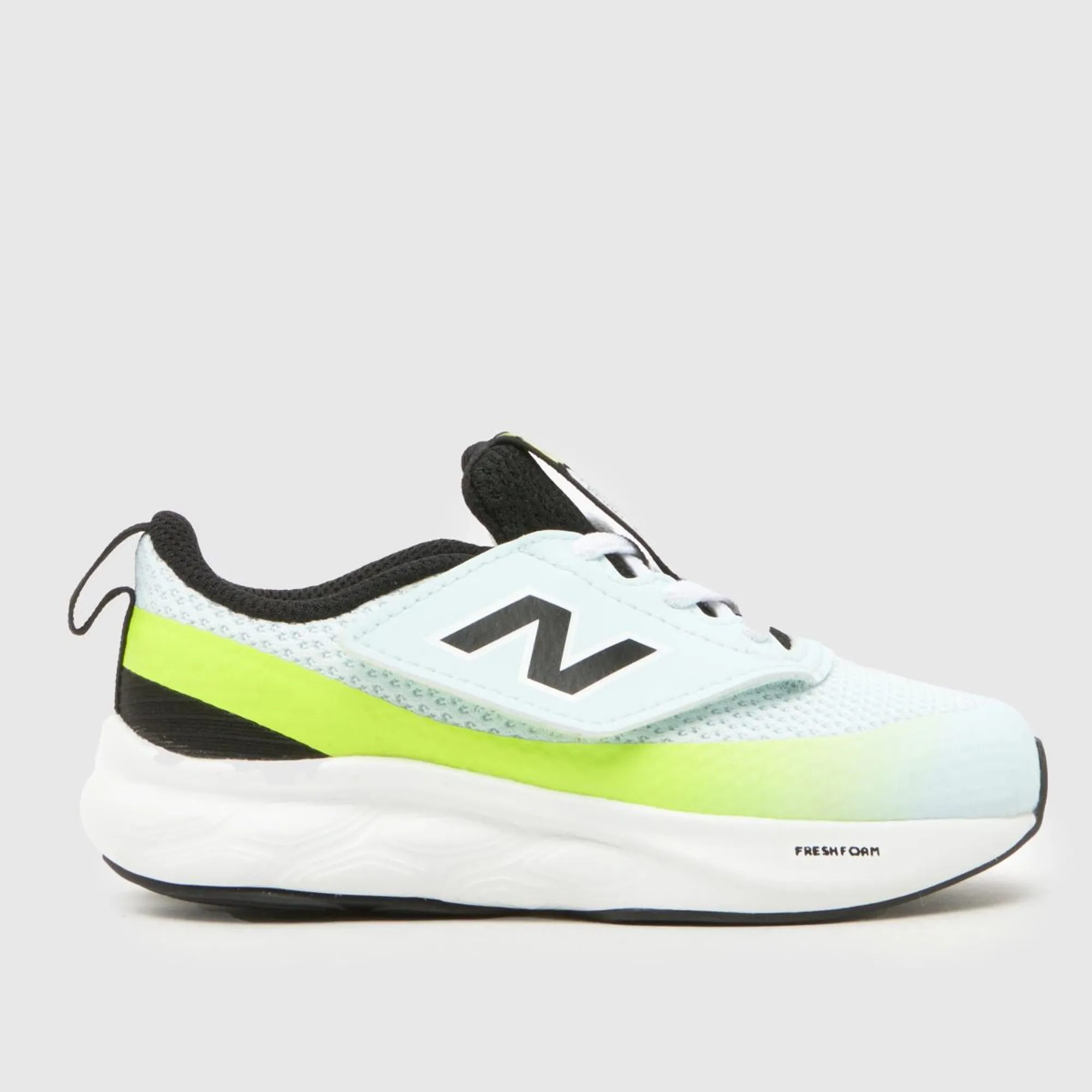 New Balance Infants Fresh Foam 625 NEW-B Hook & Loop in Blue/Green/Black Mesh