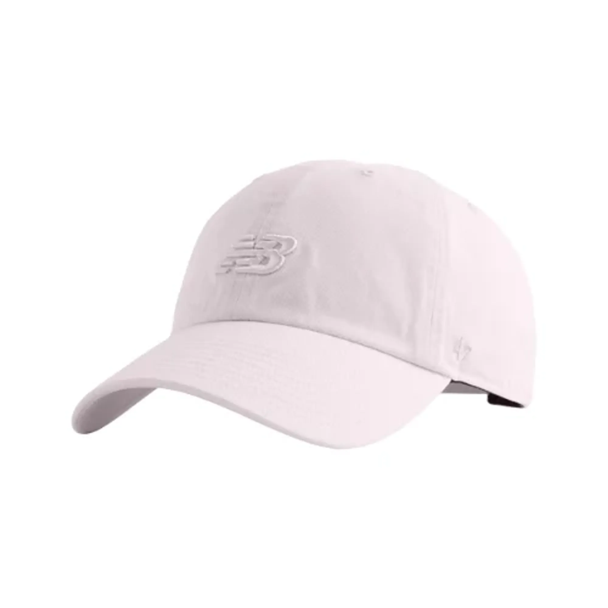 New Balance Unisex '47 Clean Up Hat in Pink/White Cotton Twill