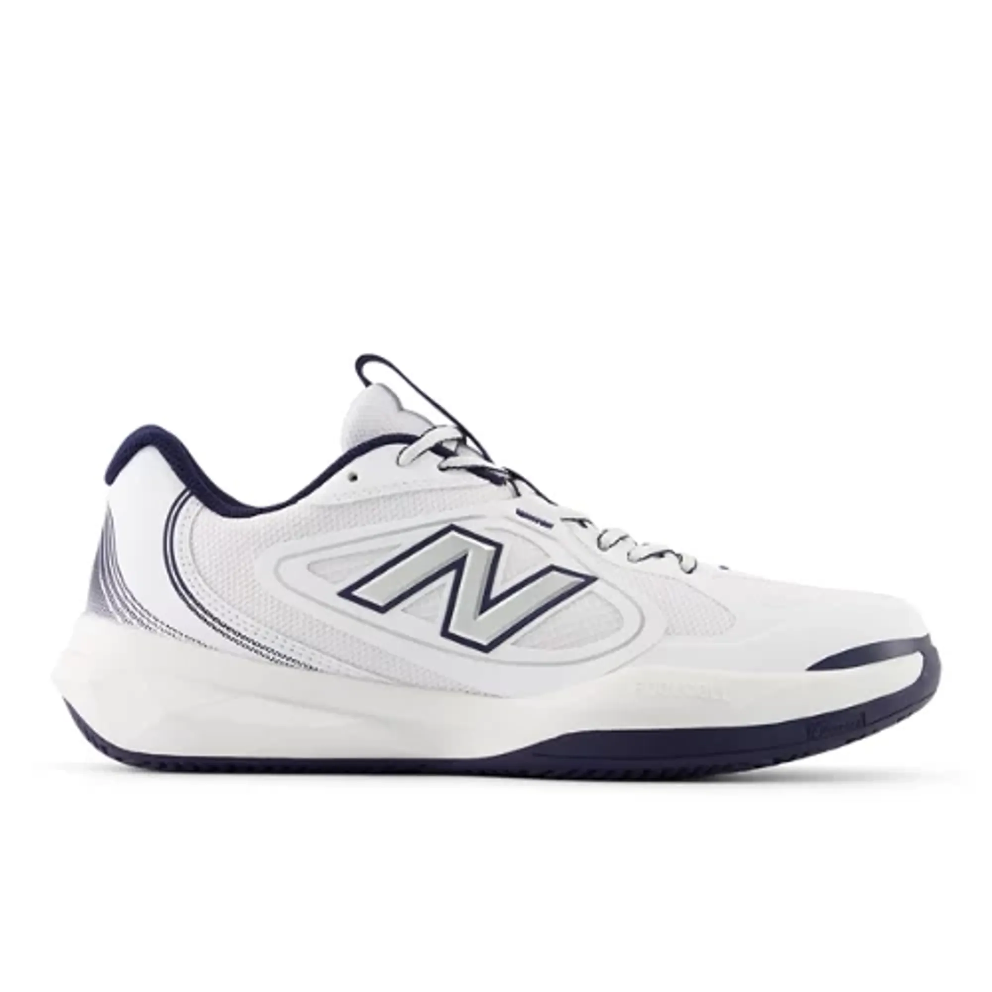 New Balance Men's FuelCell 796v5 Clay/Padel in White/Blue Synthetic