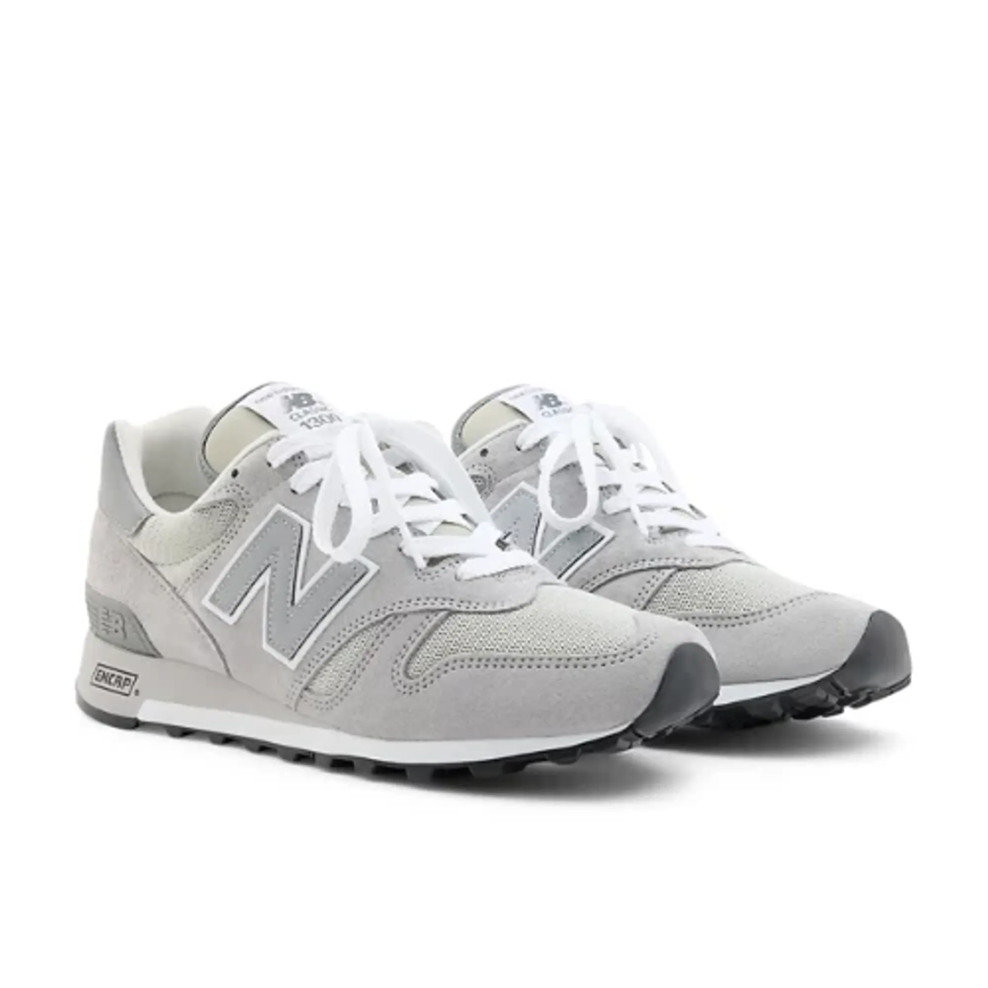 New Balance Unisex Made in USA 1300 in Grey/White Suede/Mesh