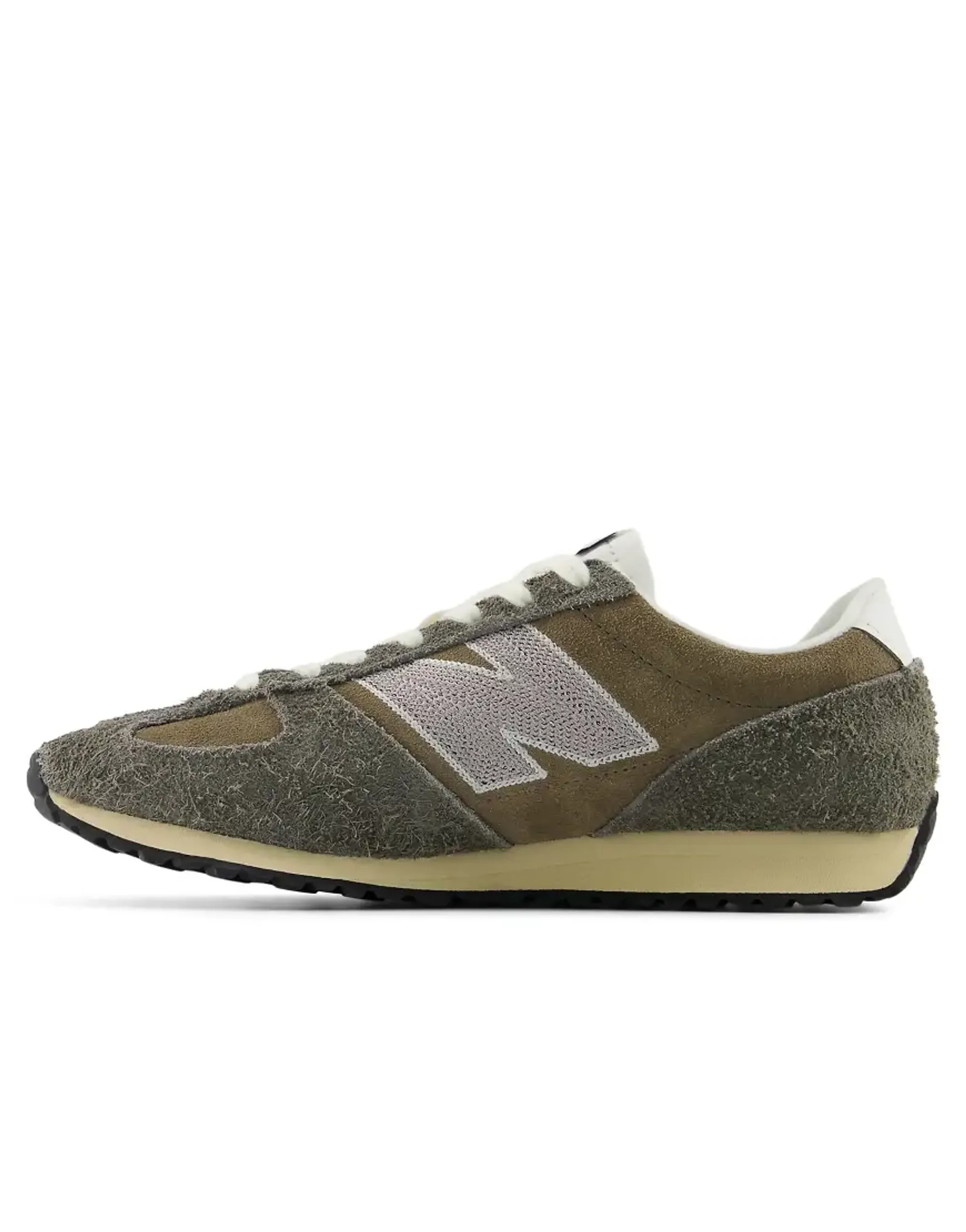 New Balance Unisex 471 in Grey/Brown Suede/Mesh
