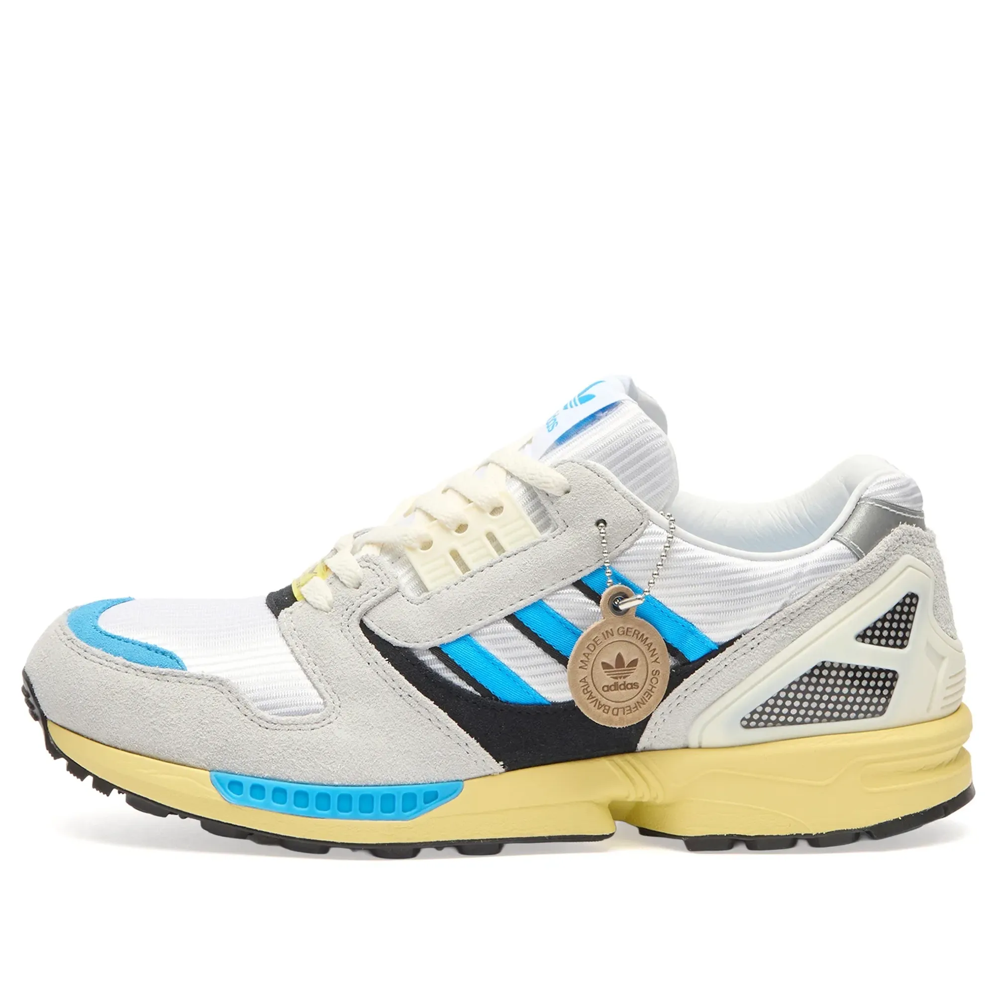 Adidas Men's Zx 8000 Mig Sneaker Ftwr White/Lucid Aquamarine
