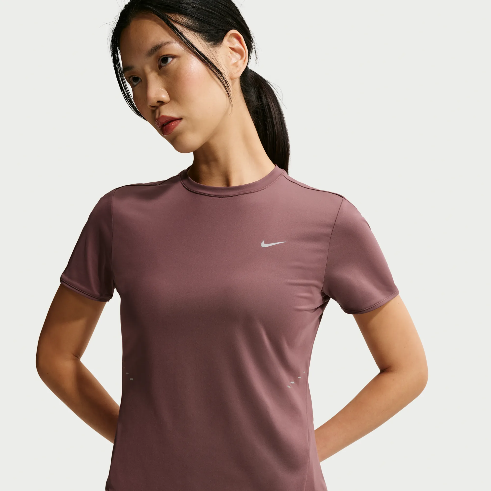 Nike Swift Women's Dri-FIT Short-Sleeve Running Top - Purple