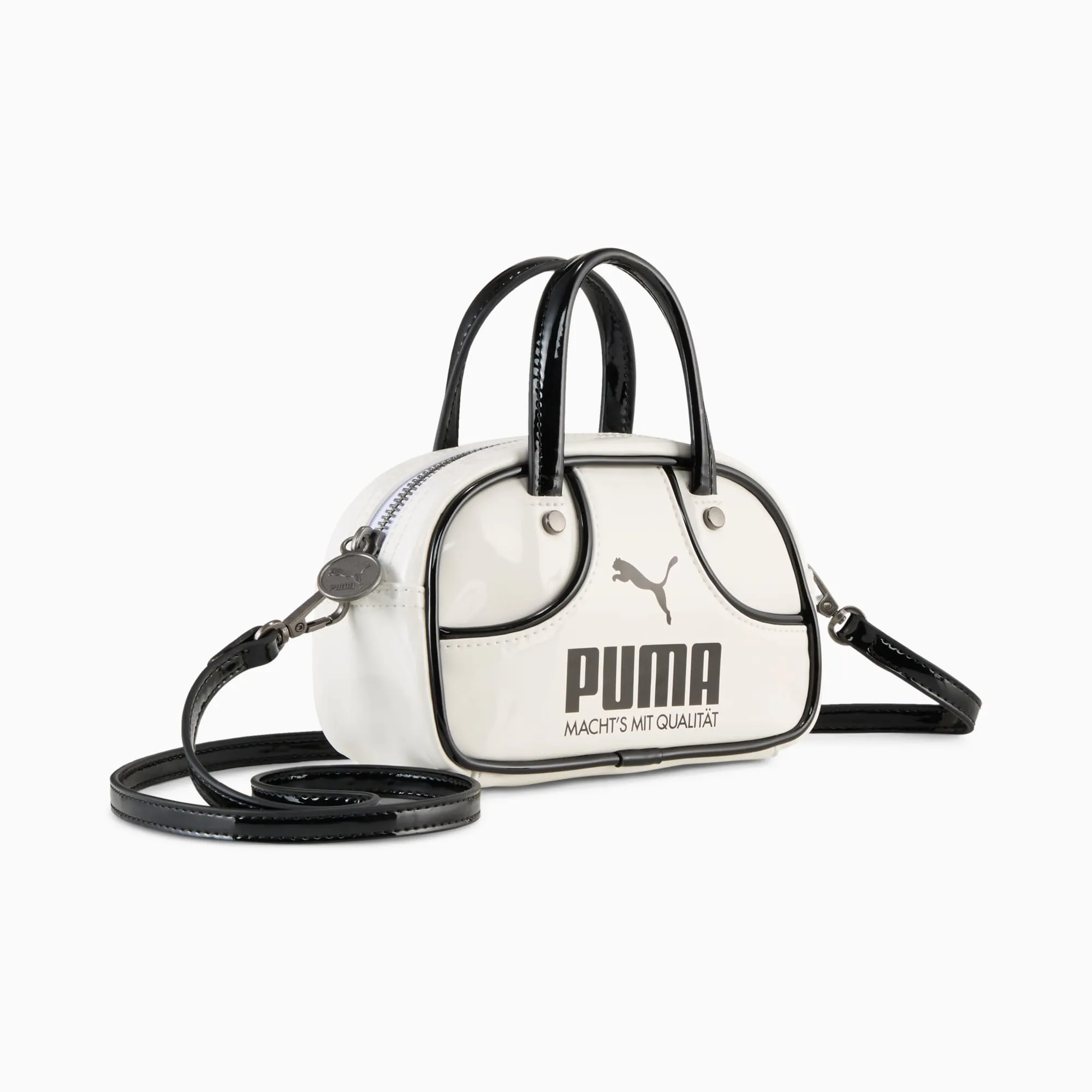 PUMA 1976 Micro 1L Grip Bag, White/Black