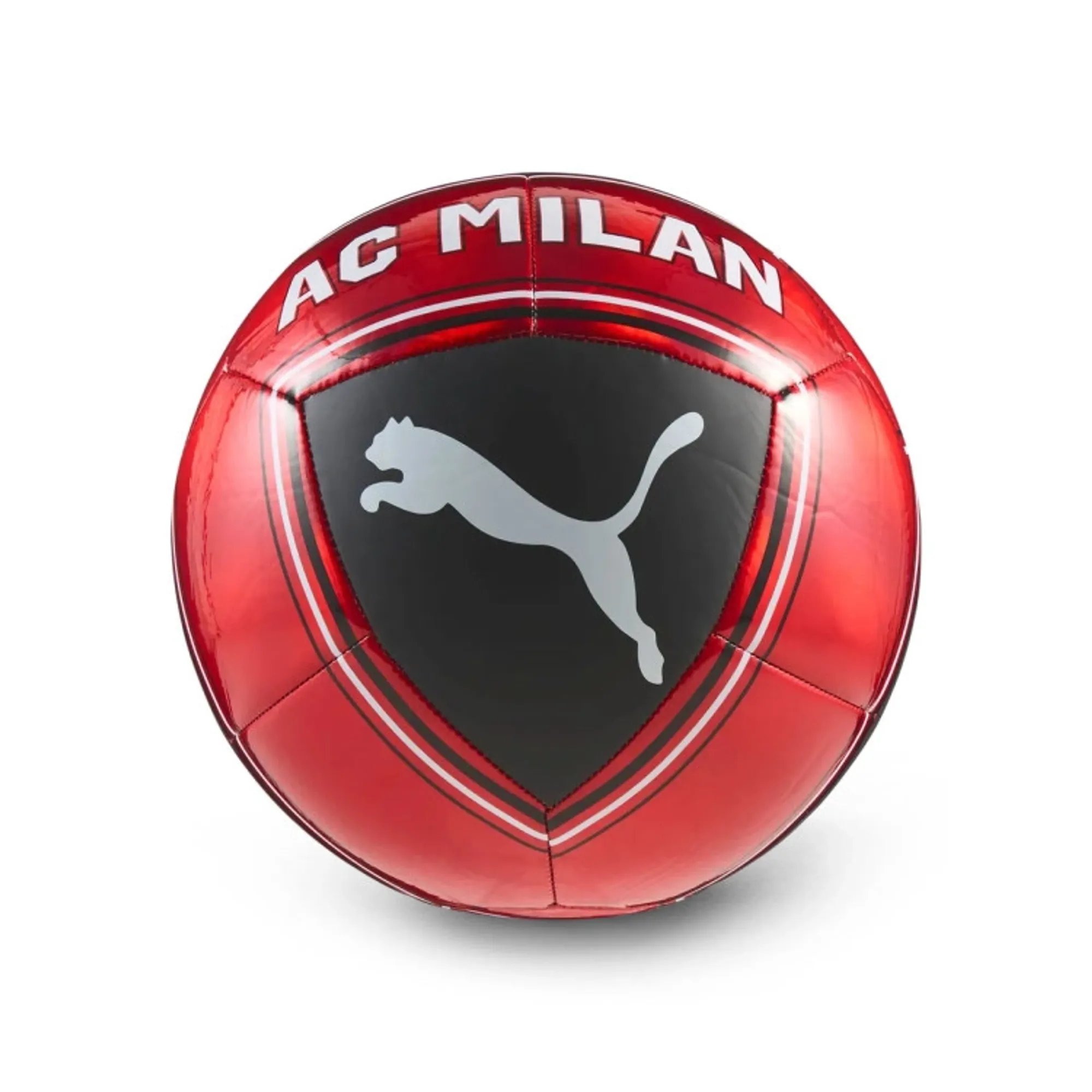 PUMA AC Milan Ftblculture Fan Ball, Black/For All Time Red, size 5