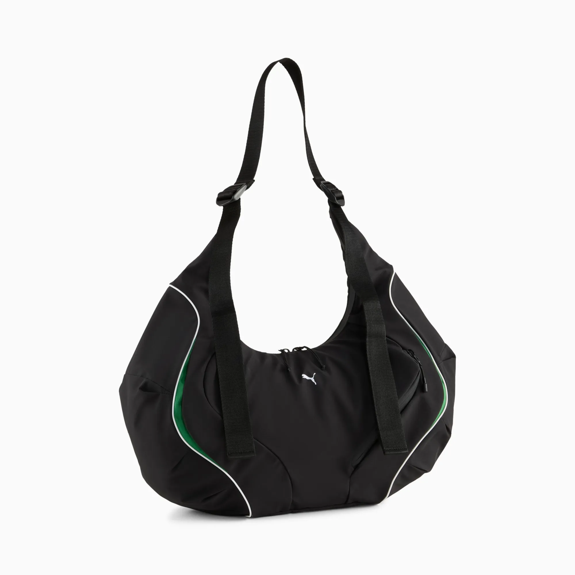 PUMA Clrt 13L Hobo Bag, Black/Green Fruit