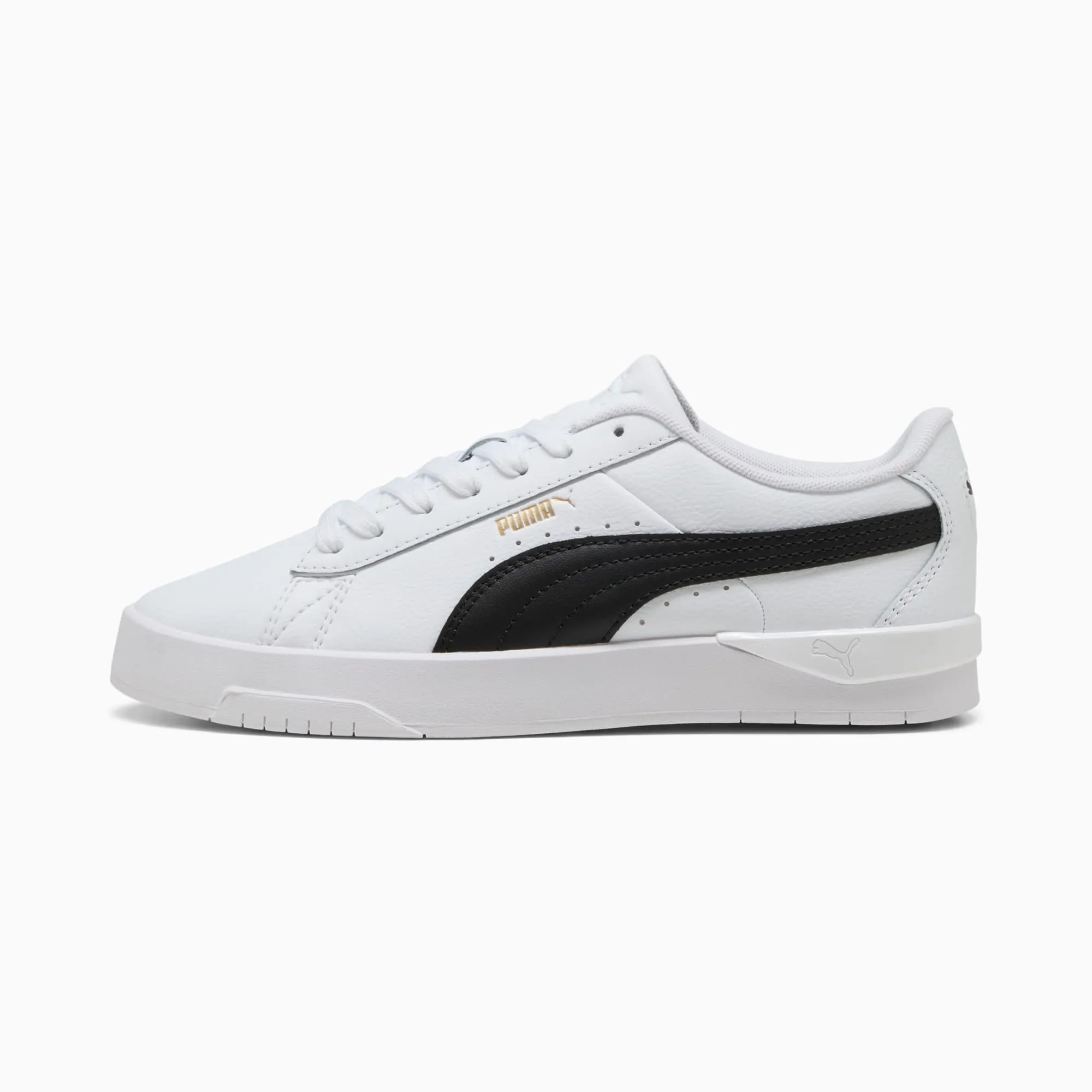 PUMA Jada Classic Sneakers Women, White/Black/Gold, size 3