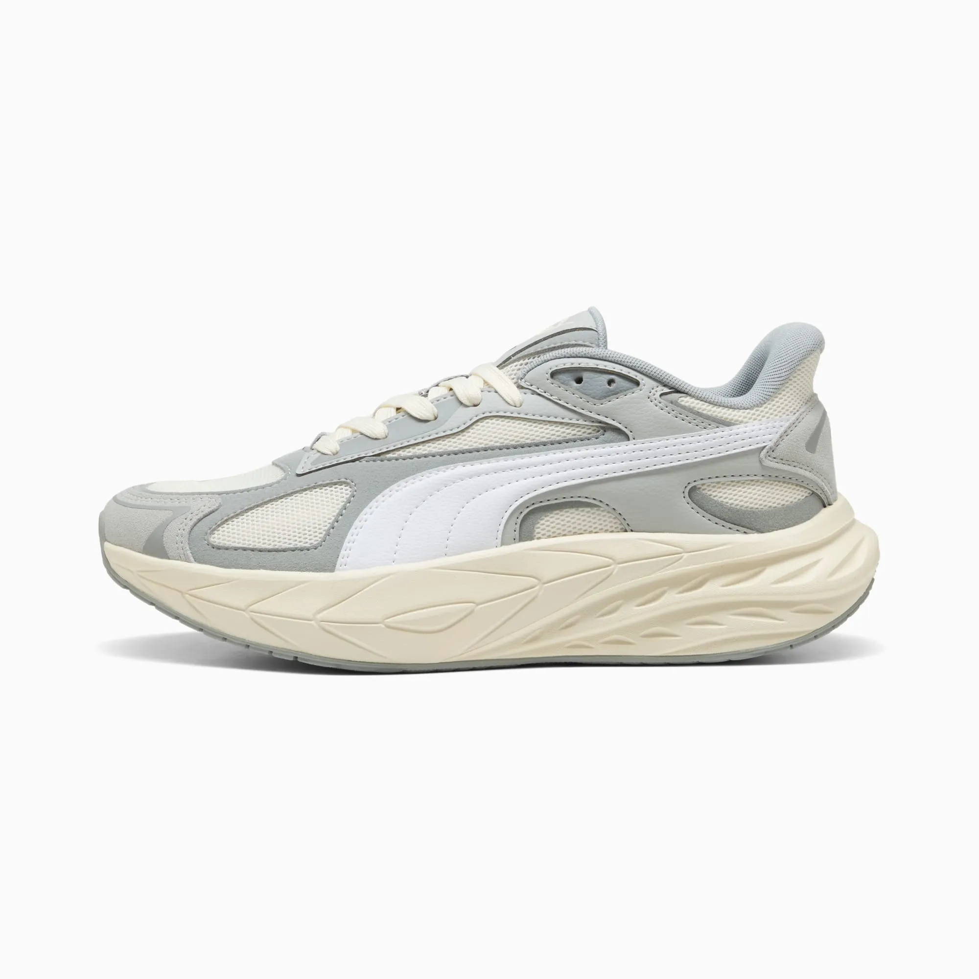 PUMA Hypnotic 2 Sneakers Unisex, Frosted Ivory/White/Cool Mid Grey, size 10