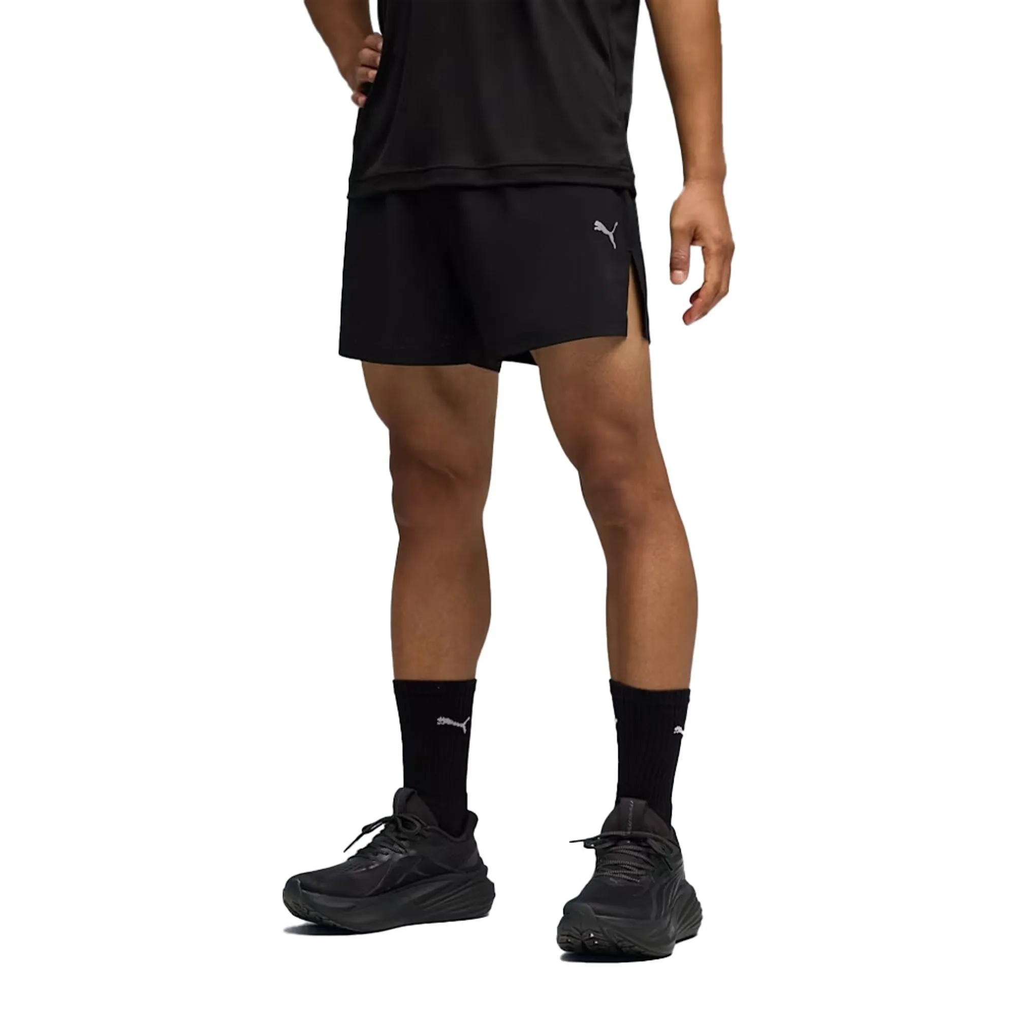 PUMA Dreamrun Drycell Running 5" Shorts Men, Black, size Large