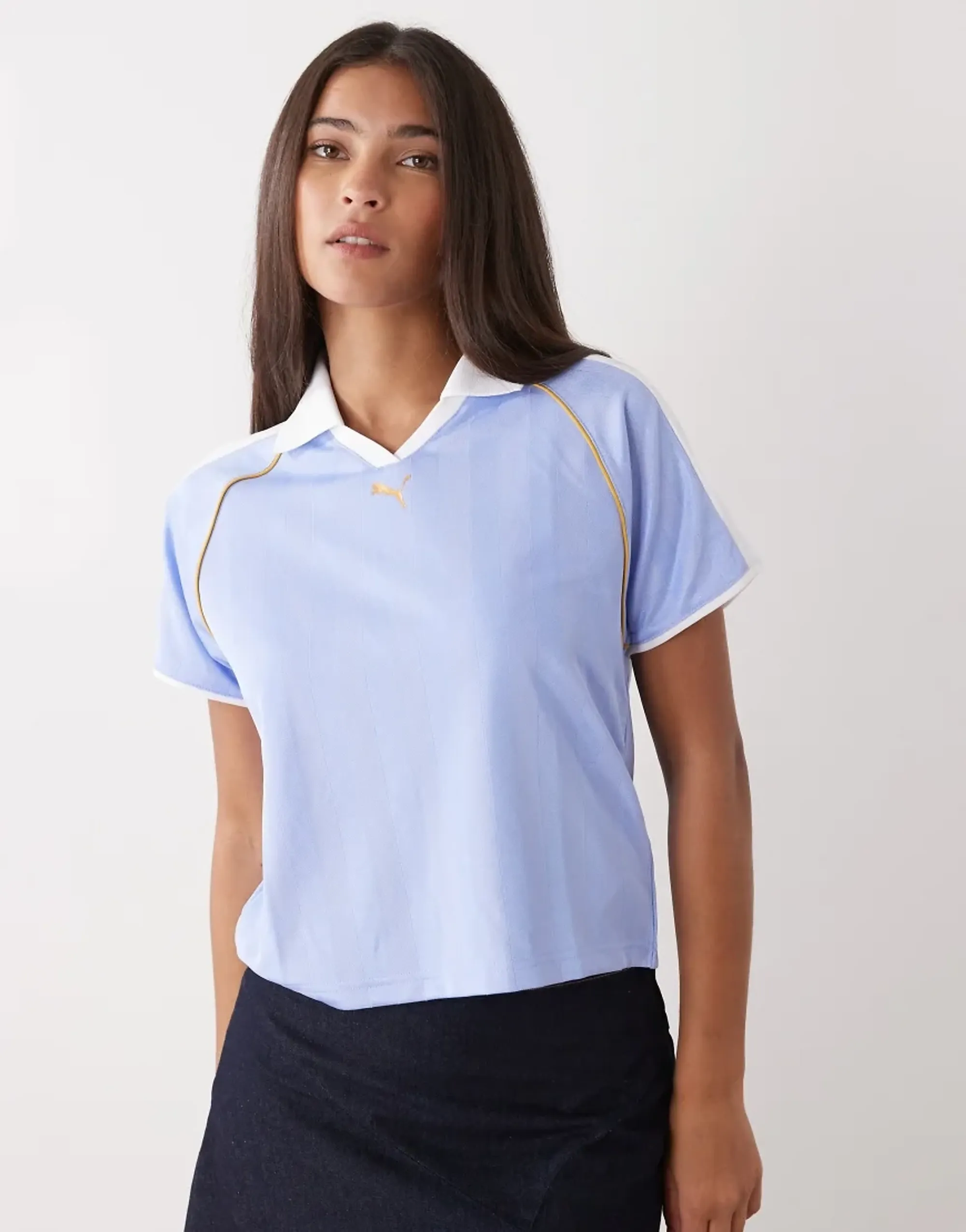 PUMA T7 Relaxed Football Jersey Women, Intense Lavender, size Large