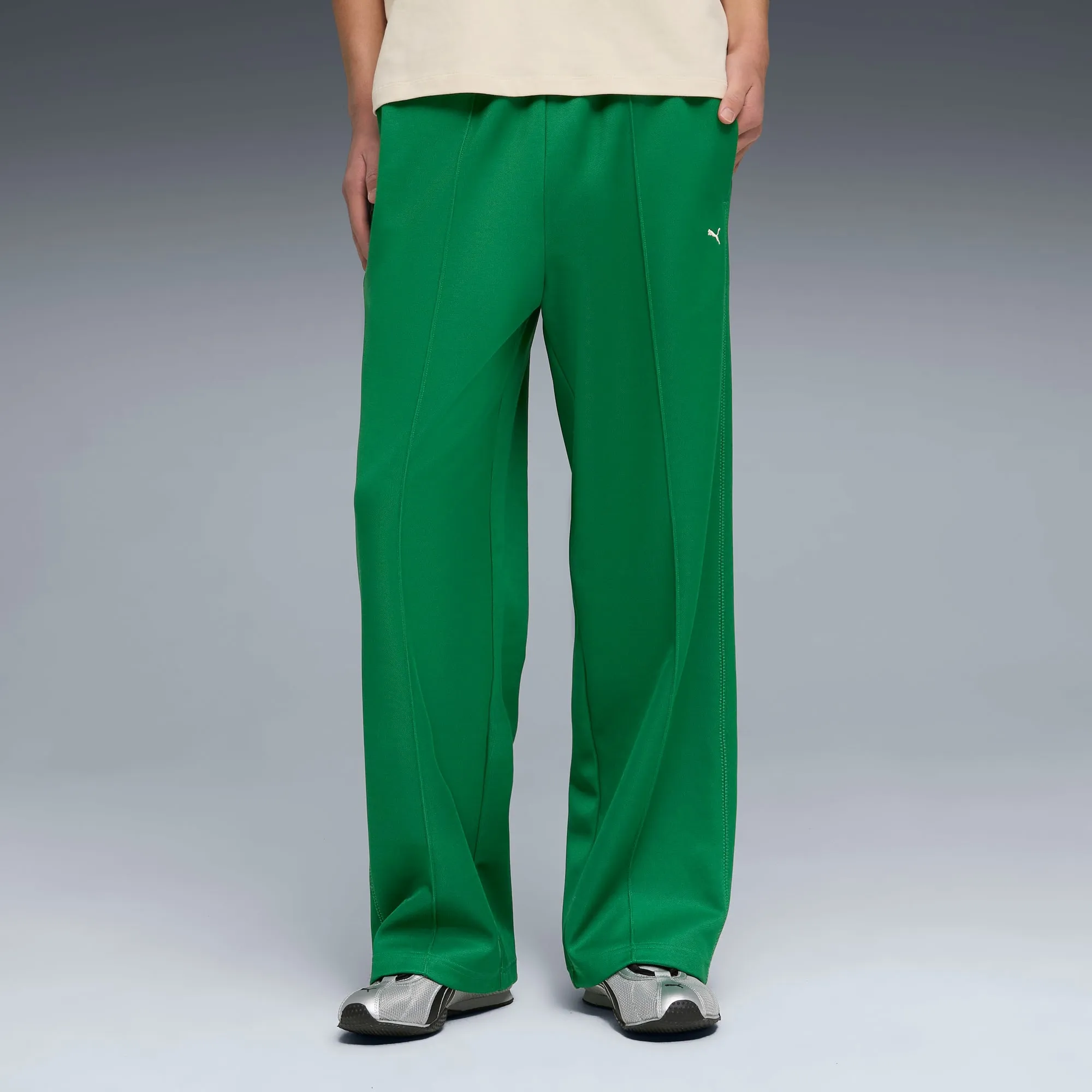 PUMA T7 Track Pants Men, Archive Green, size Large