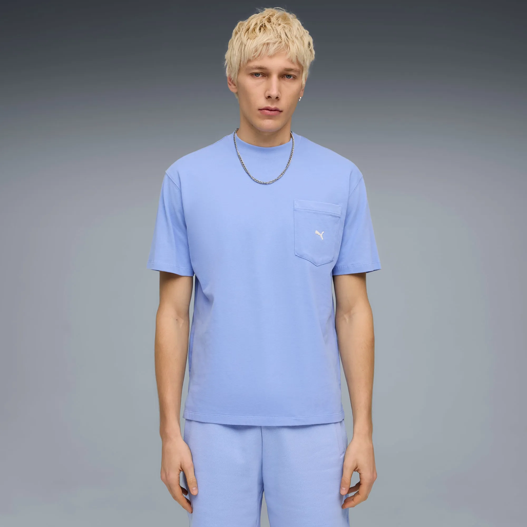 PUMA Select Essentials Pocket T-Shirt Men, Intense Lavender, size Large