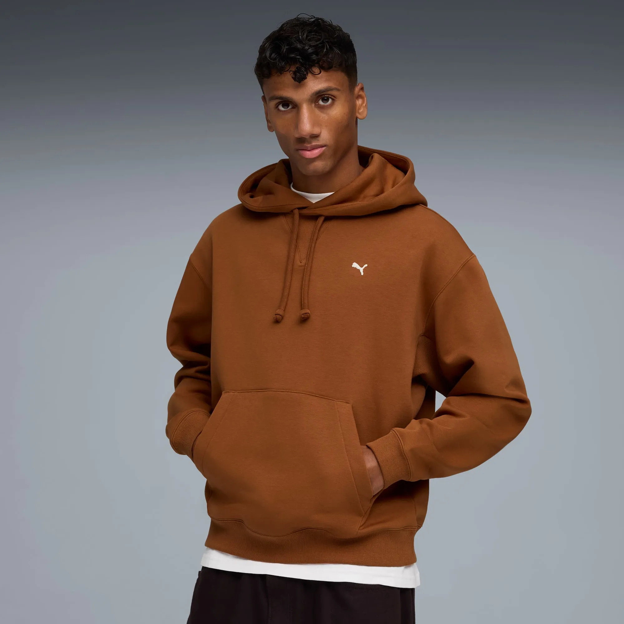 PUMA Select Essentials Hoodie Men, Teak, size Large