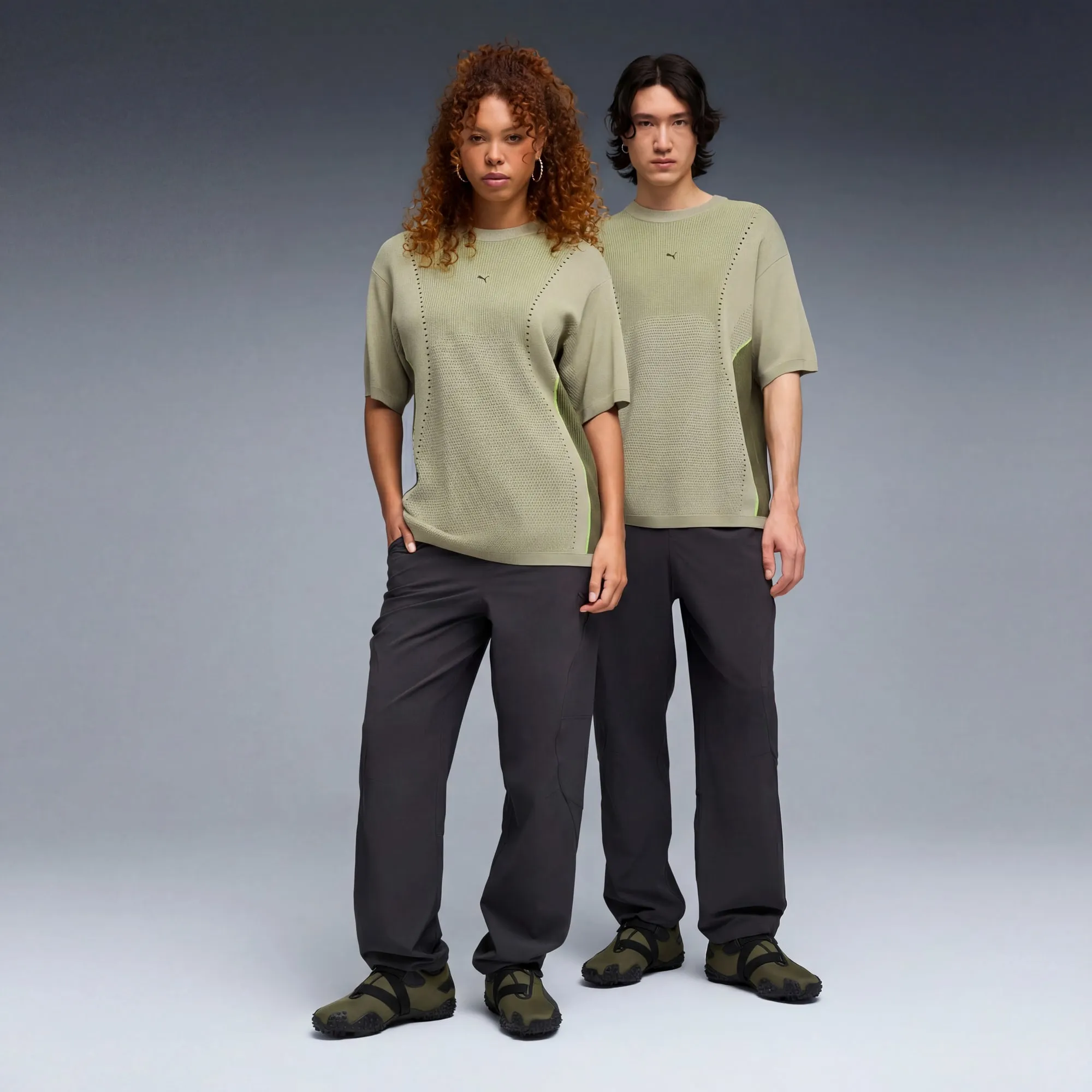 PUMA Clrt Fatigue Pants Relaxed Unisex, Flat Dark Grey, size Large